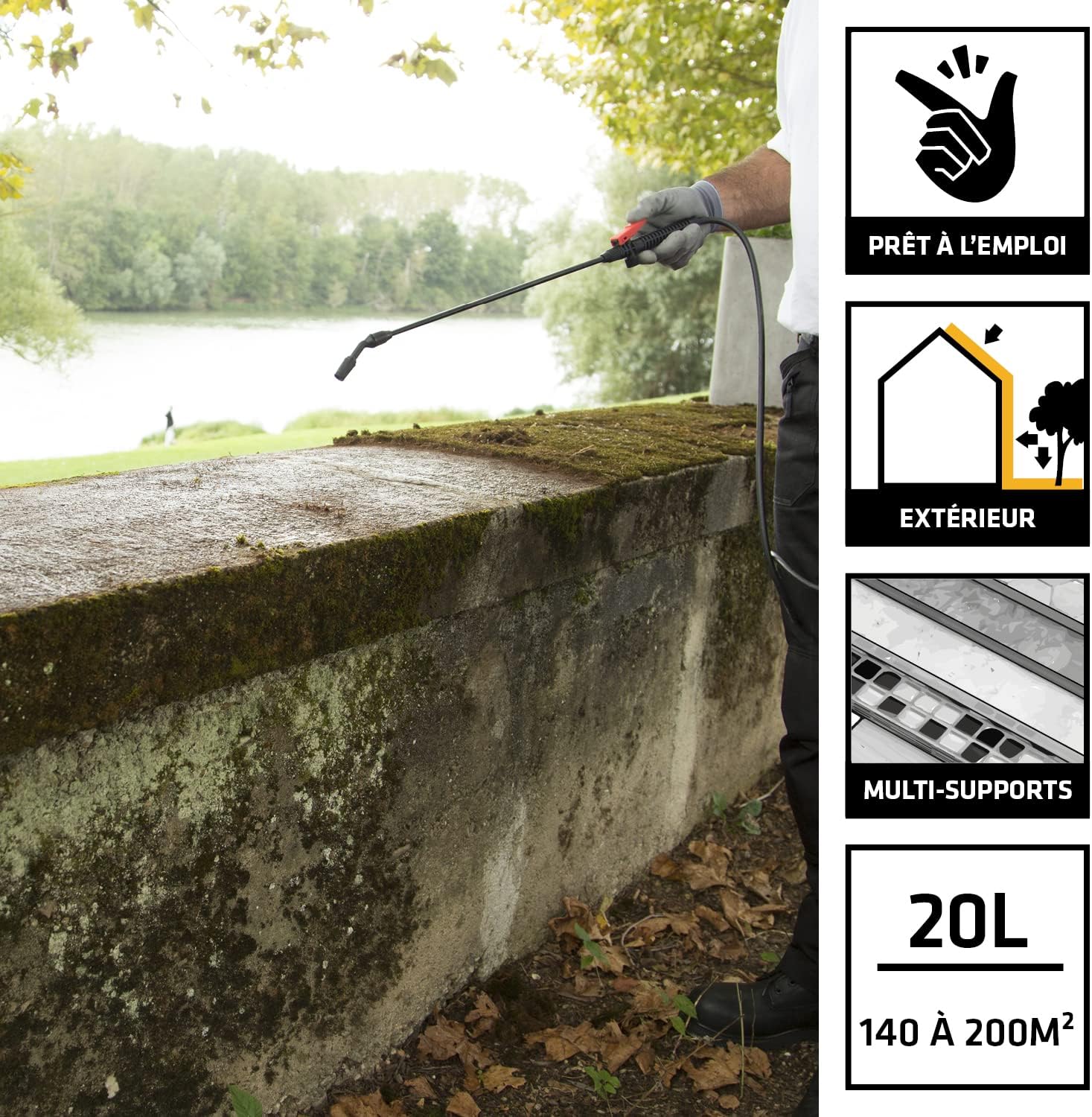 Thumbnail 2 de SIKA Sikagard 127 Stop Tout en 1 – Traitement algicide et fongicide prêt à l’emploi (10–20 L)
