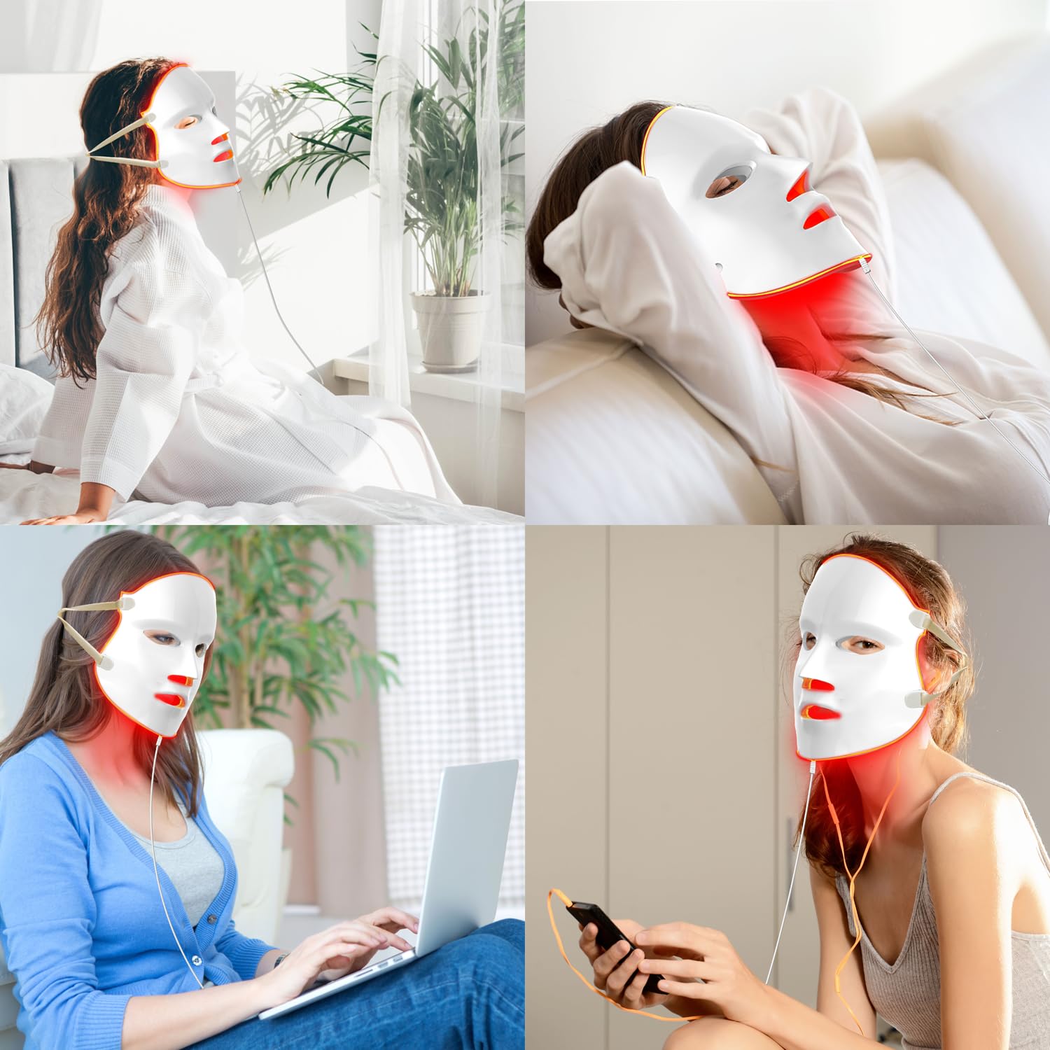 Thumbnail 6 de Aphrona Moonlight LED Facial Mask 150 LEDs