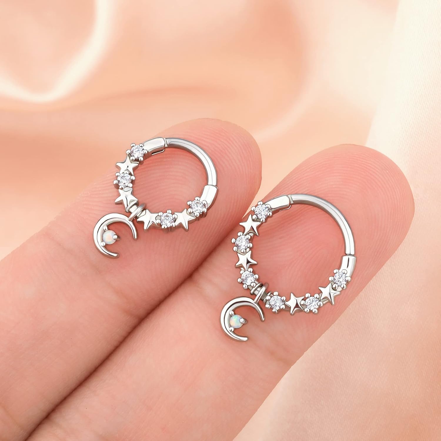 Thumbnail 2 de Melighting Piercing setto lunare 16G