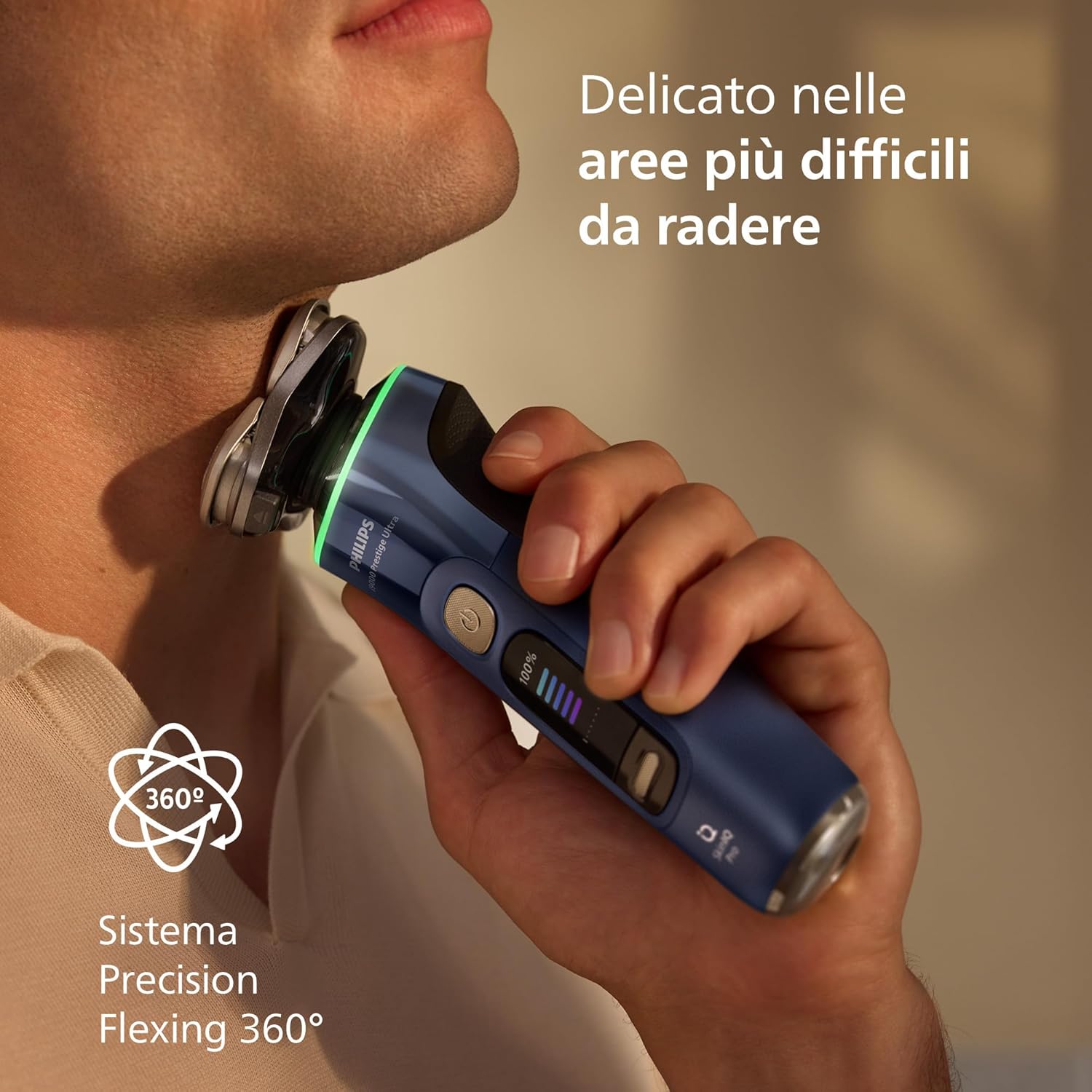 Thumbnail 5 de Philips Shaver i9000 Prestige Ultra XP9401/38 Wet & Dry: rasoio elettrico SkinIQ Pro con 5 modalità