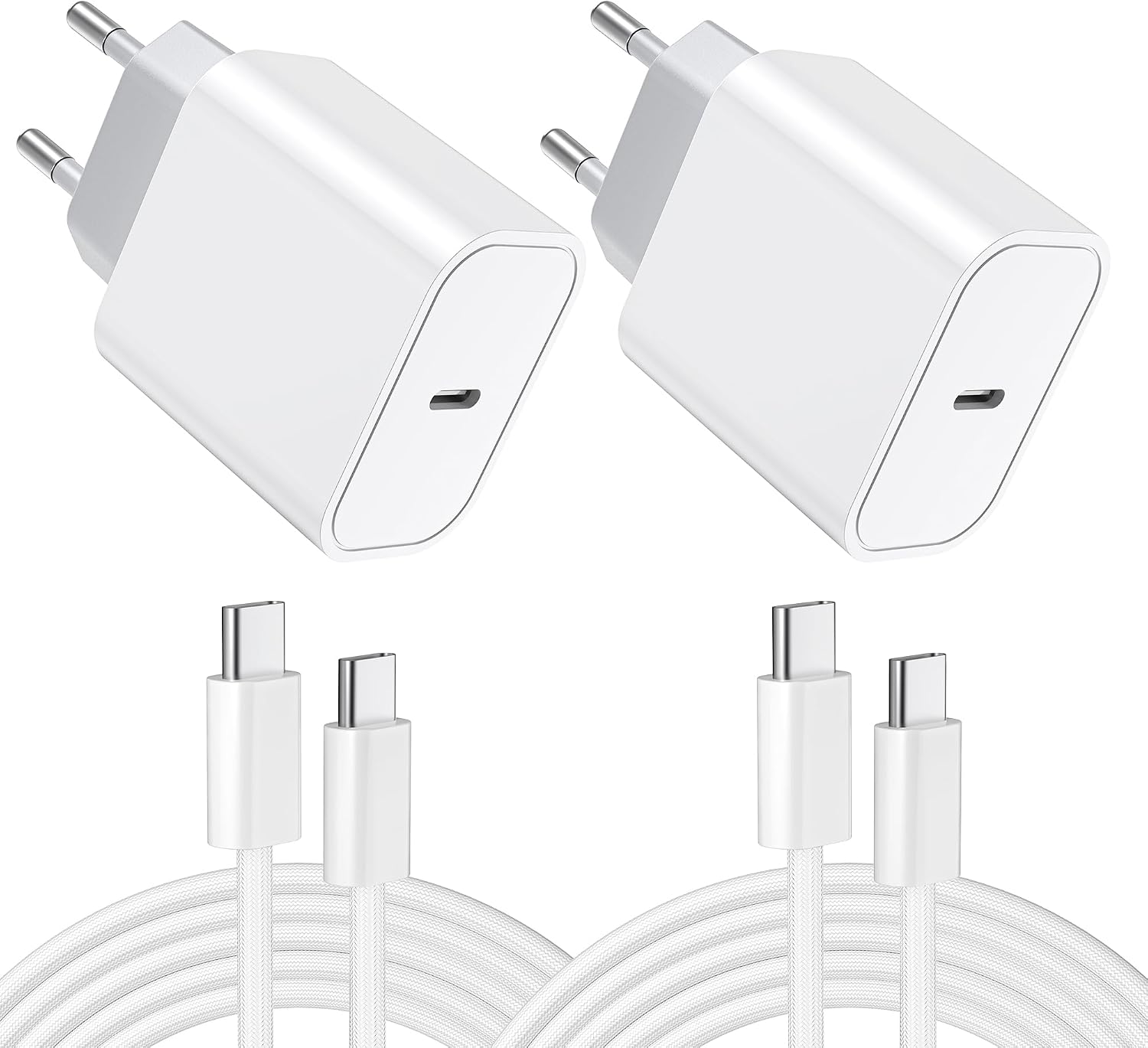 Detalle de 2-Pack 25W USB C Ladegerät 🔌