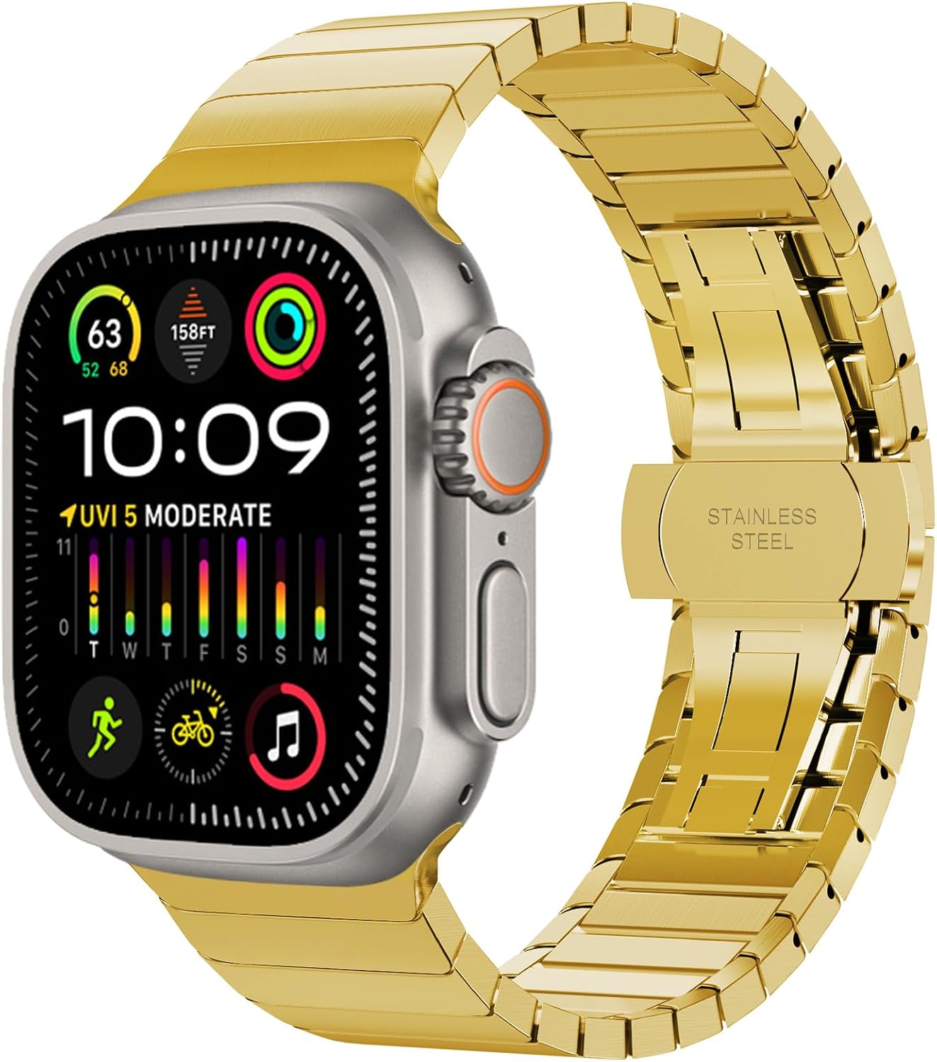 Detalle de Fullife Metal Strap for Apple Watch 49mm