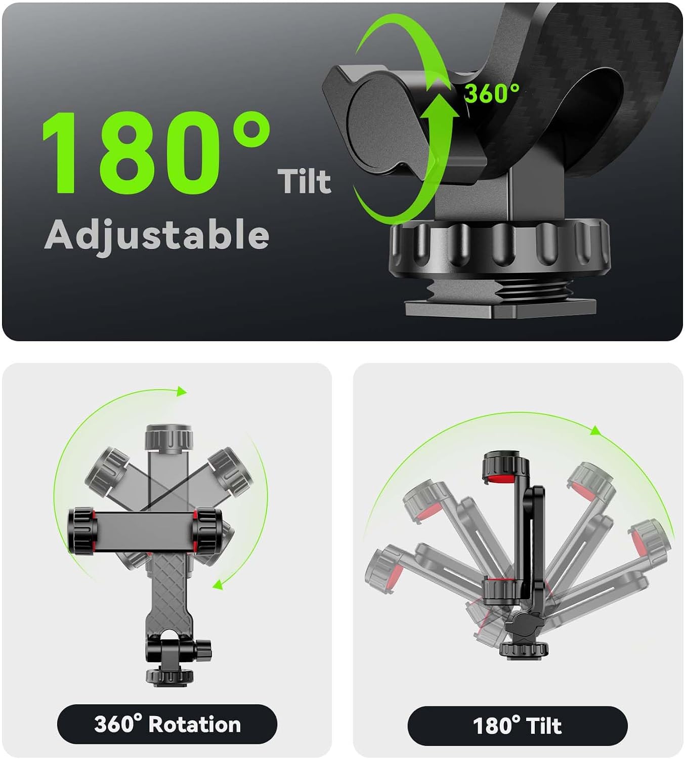 Detalle 2 de YZNT Phone Tripod Mount Universal 57g
