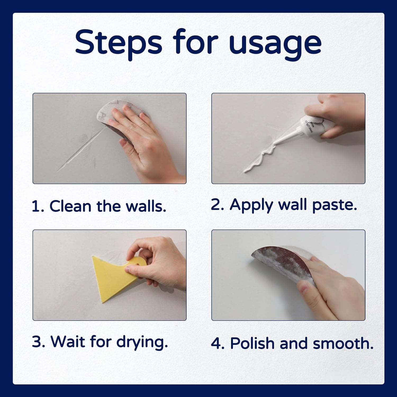 Thumbnail 4 de Spachtelmasse Weiß innen 200 g Wandreparatur