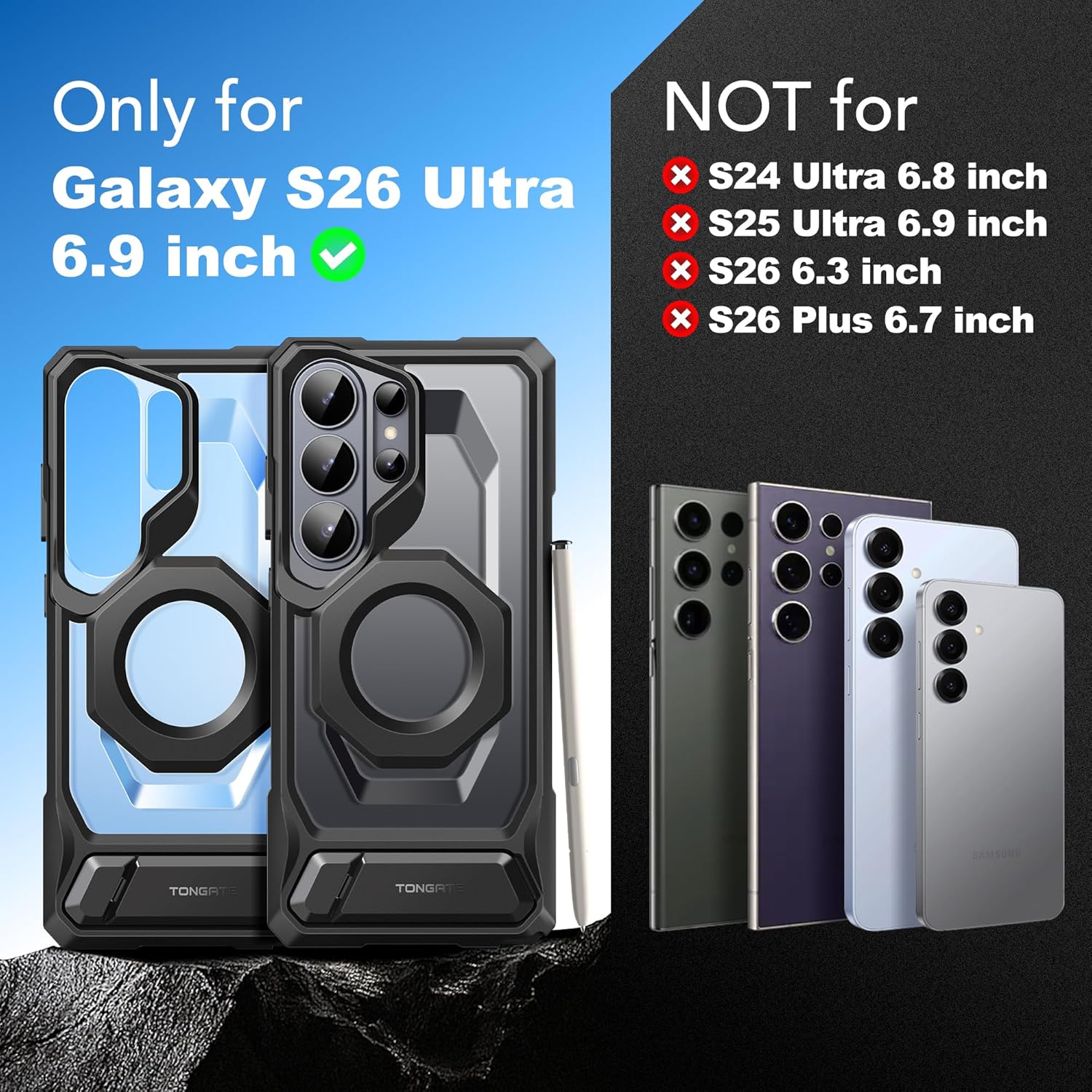 Thumbnail 1 de Tongate S26 Ultra Case with MagSafe