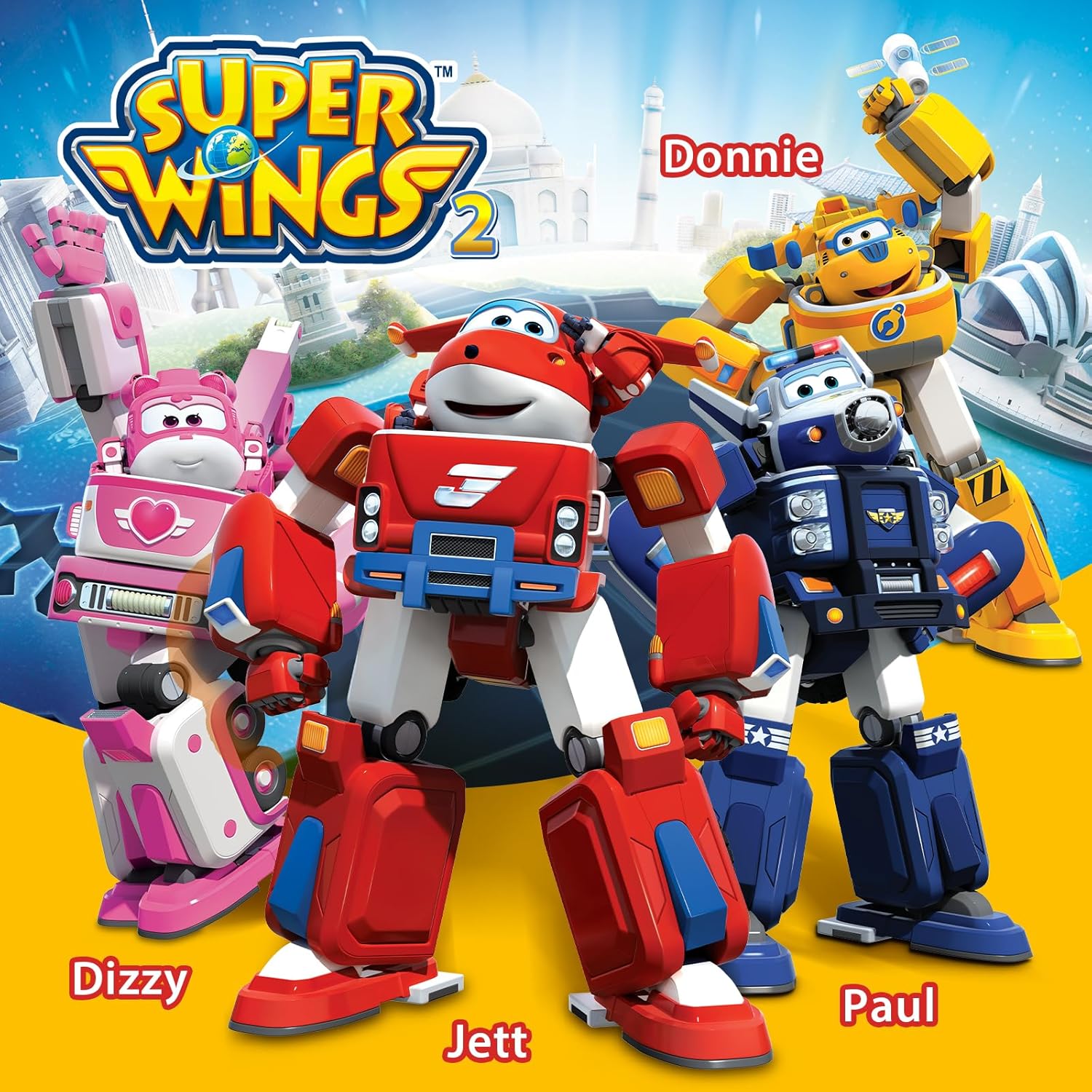 Thumbnail 6 de Super Wings Trasformabile Aereo Blu 18 cm
