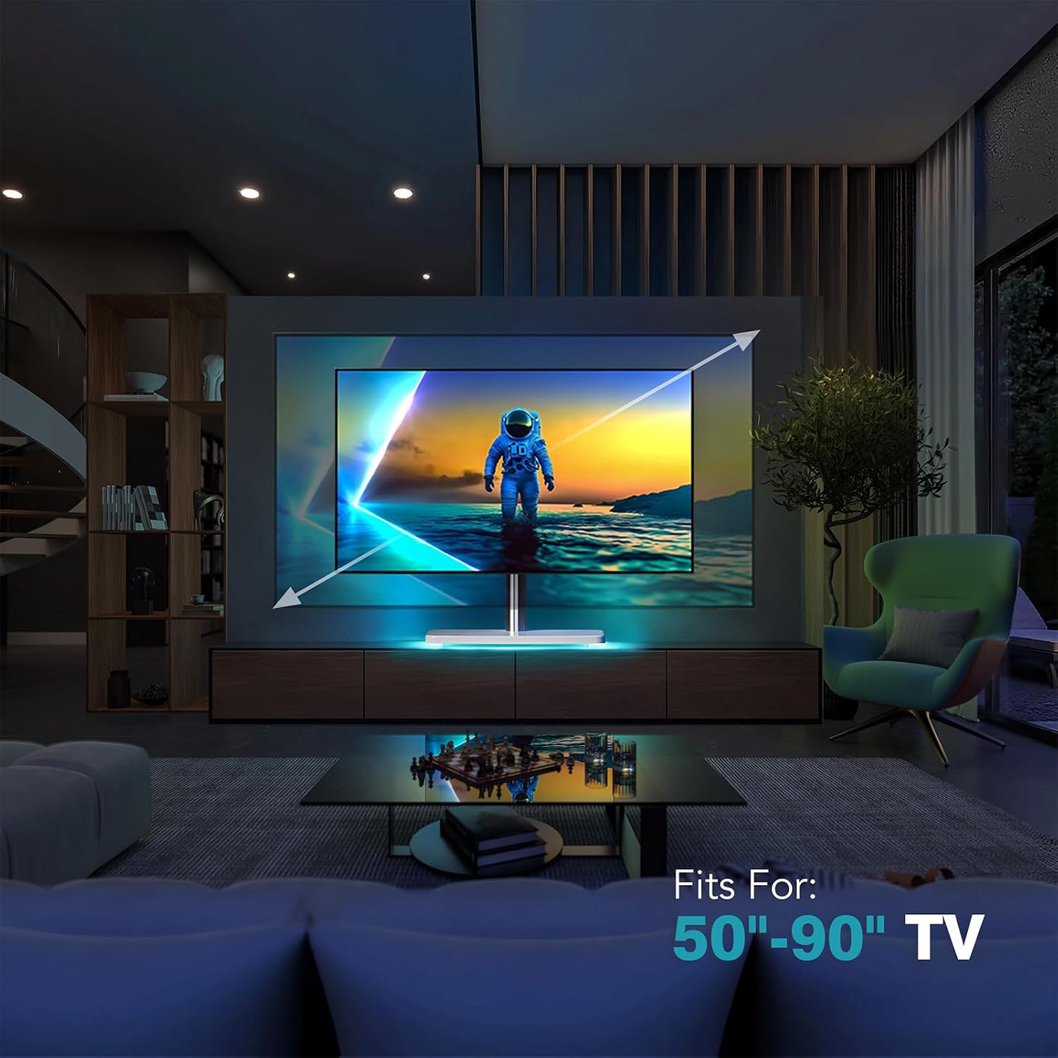 Thumbnail 6 de LLDEPLL TV Stand 150 lbs