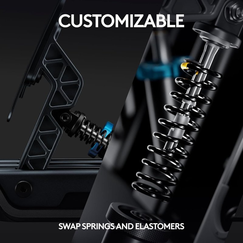 Detalle 2 de Logitech G PRO Racing Pedals: conjunto de pedales con freno de celda de carga para PC/PS5/XBOX Series