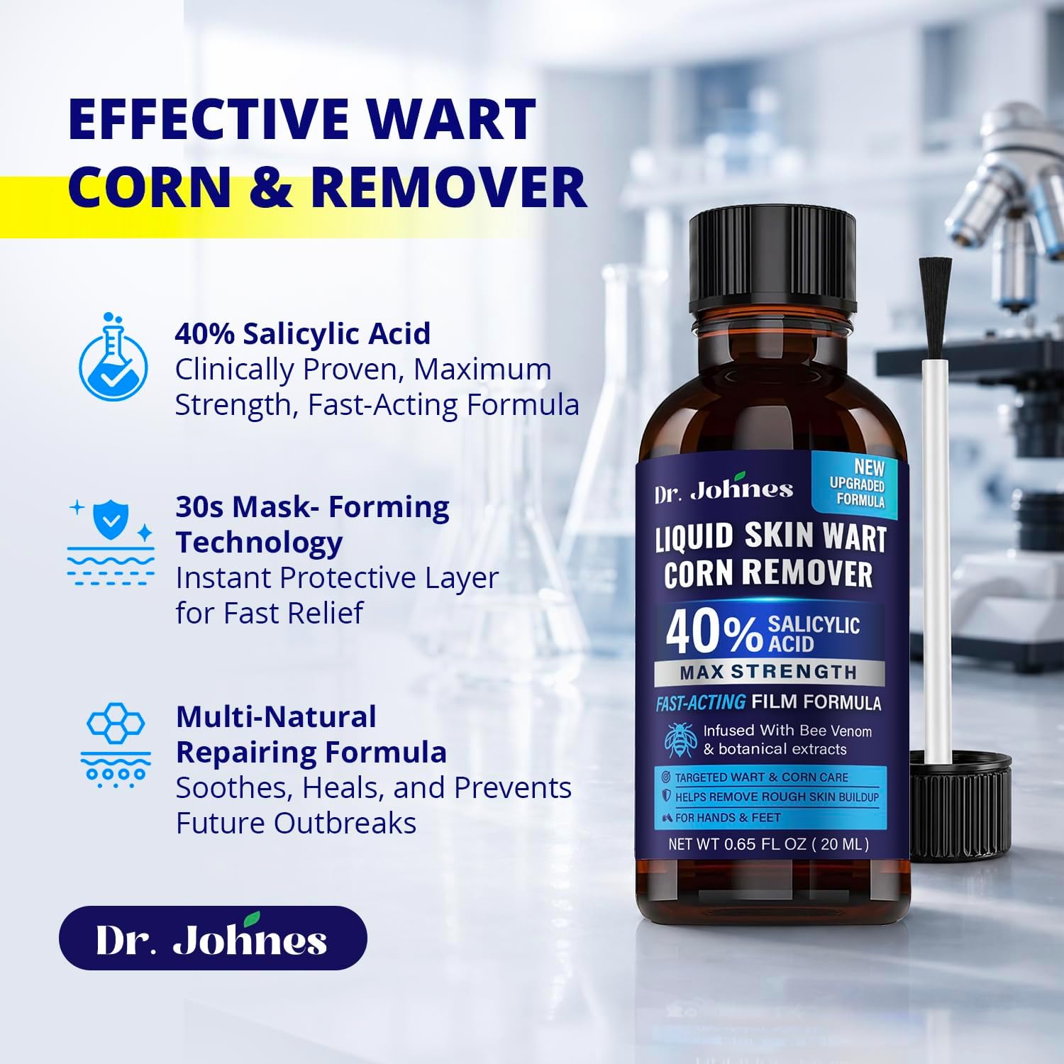 Detalle 2 de Dr.Johnes 40% Salicylic Acid Wart Remover Liquid with Bee Venom