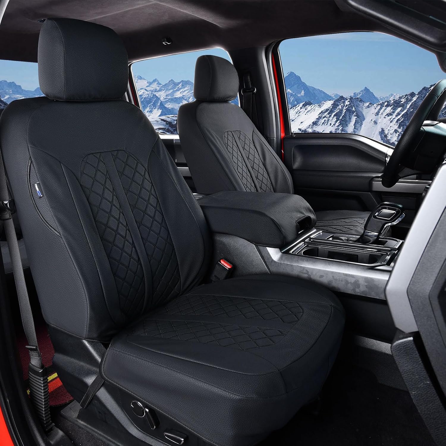 Detalle de Truckiipa Front Seat Covers Faux Leather