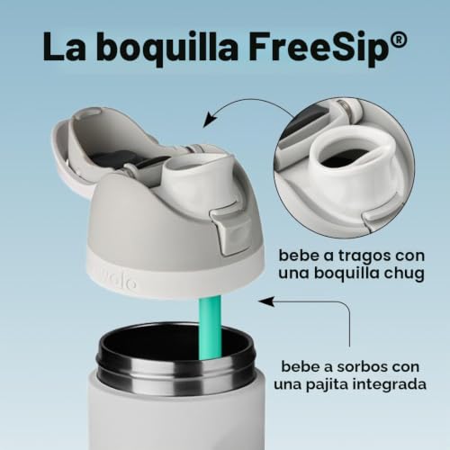 Thumbnail 1 de Owala FreeSip botella de agua de acero inoxidable 710 ml Denim, a prueba de fugas