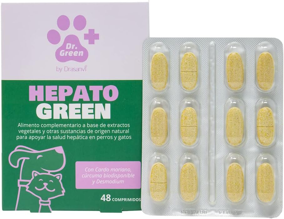 Detalle de DRASANVI DR Green HEPATOGREEN 48 comprimidos