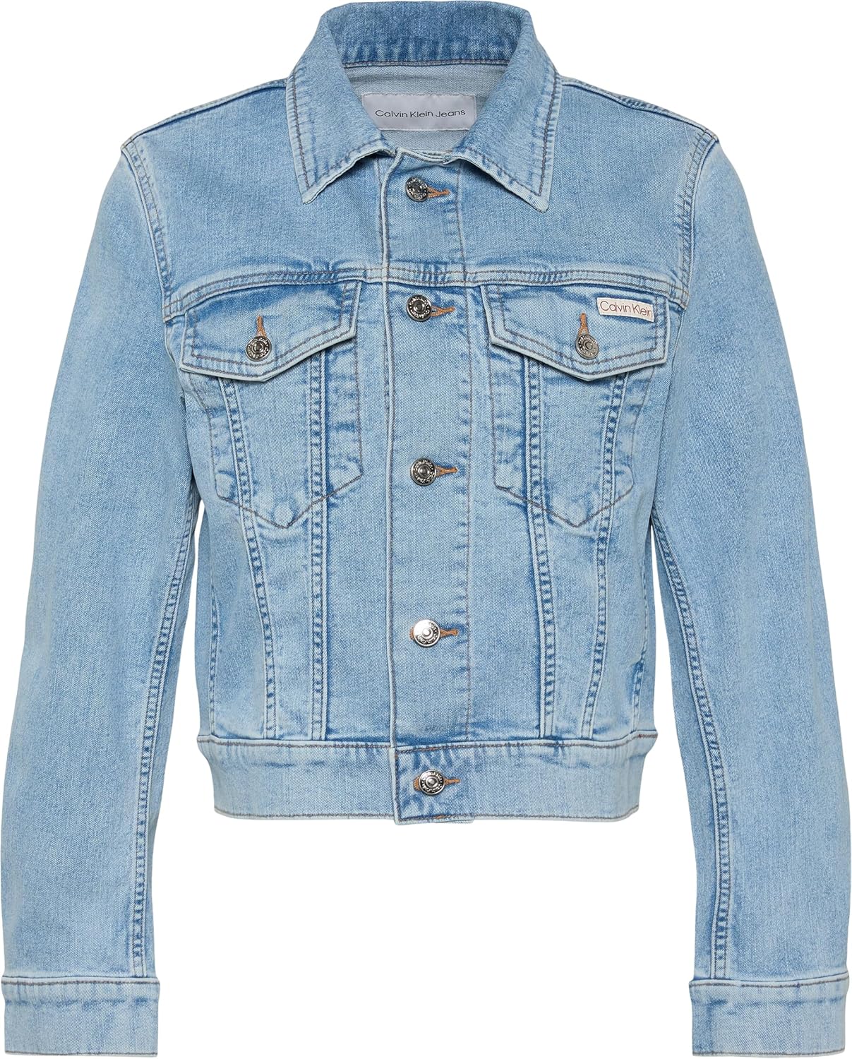 Thumbnail 5 de Calvin Klein Ls Classic Trucker Coastal Light Lv047f672g – Giacca Donna Originale Calvin Klein