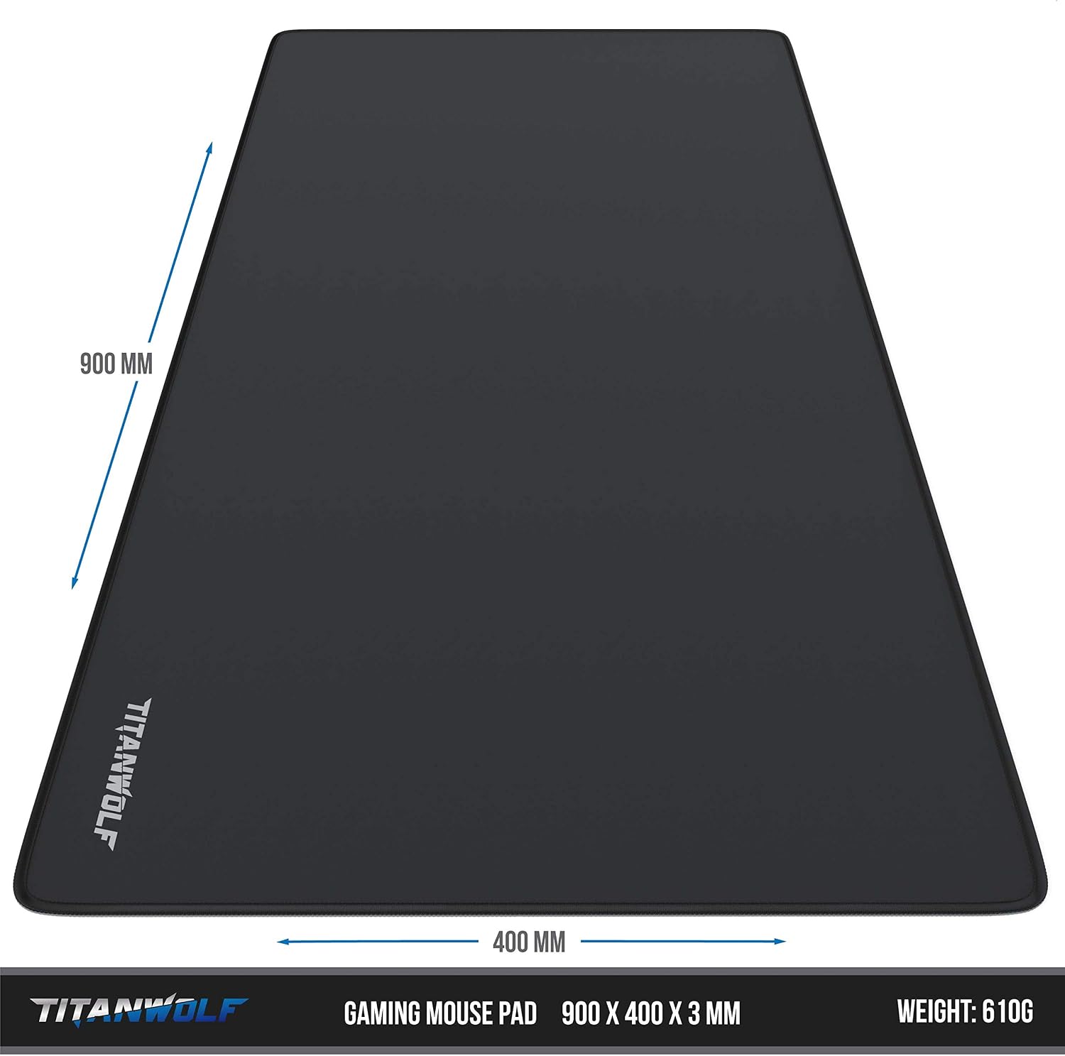 Thumbnail 4 de TITANWOLF XXL Speed Gaming Mouse Pad 900 x 400 mm
