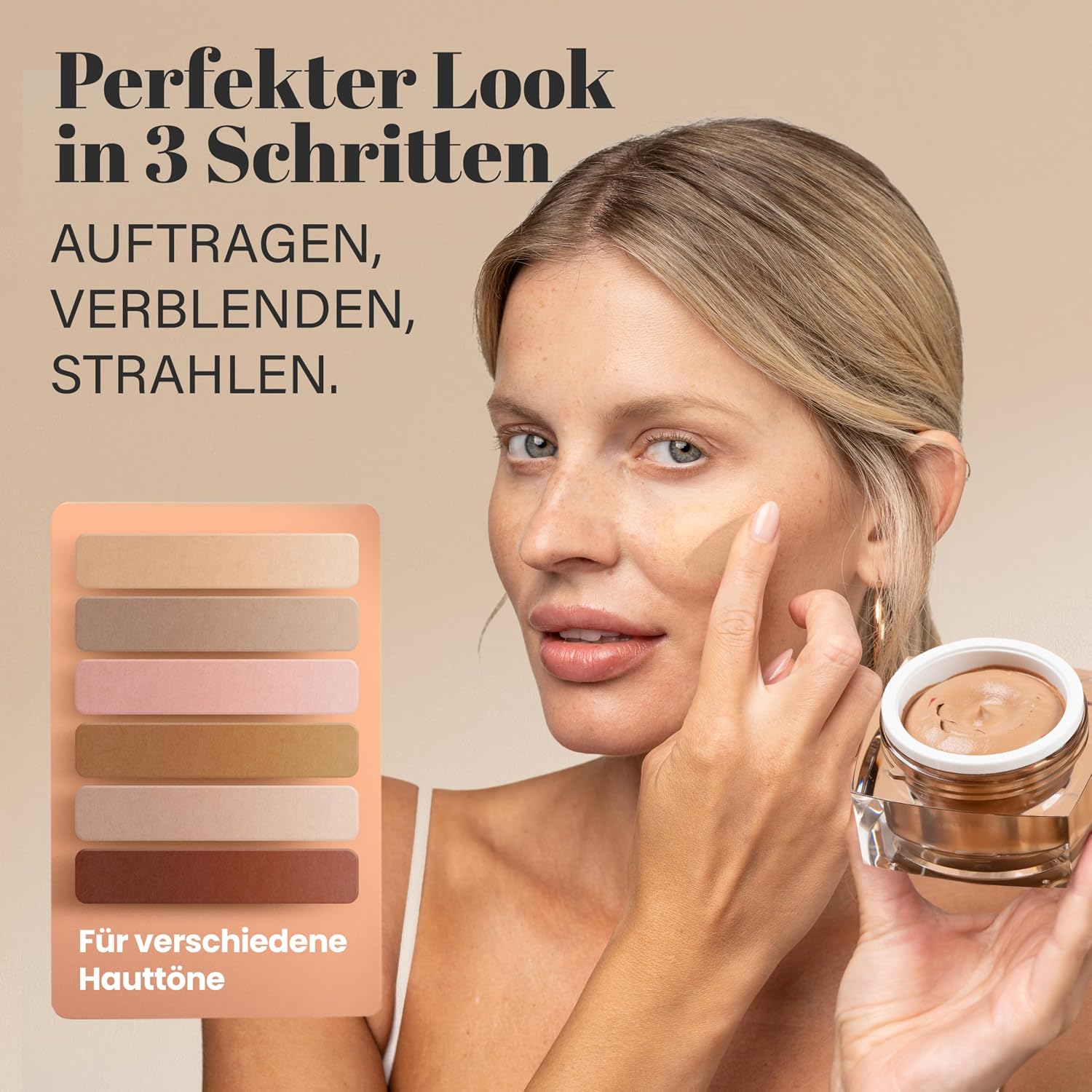 Detalle 2 de Make-up Mousse 4-in-1 für natürlich matt