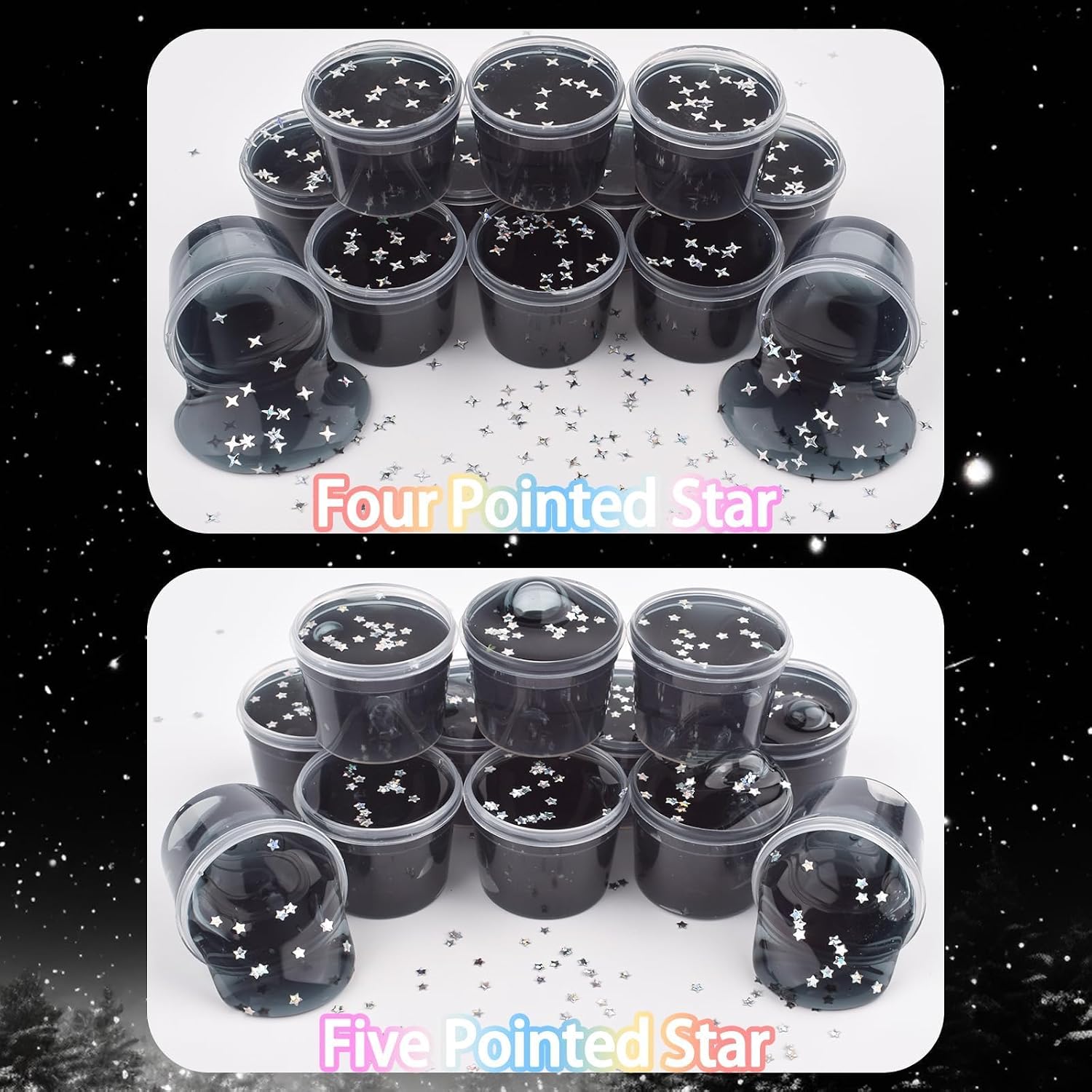 Thumbnail 6 de Black Galaxy Slime Party Favors, 24-Pack