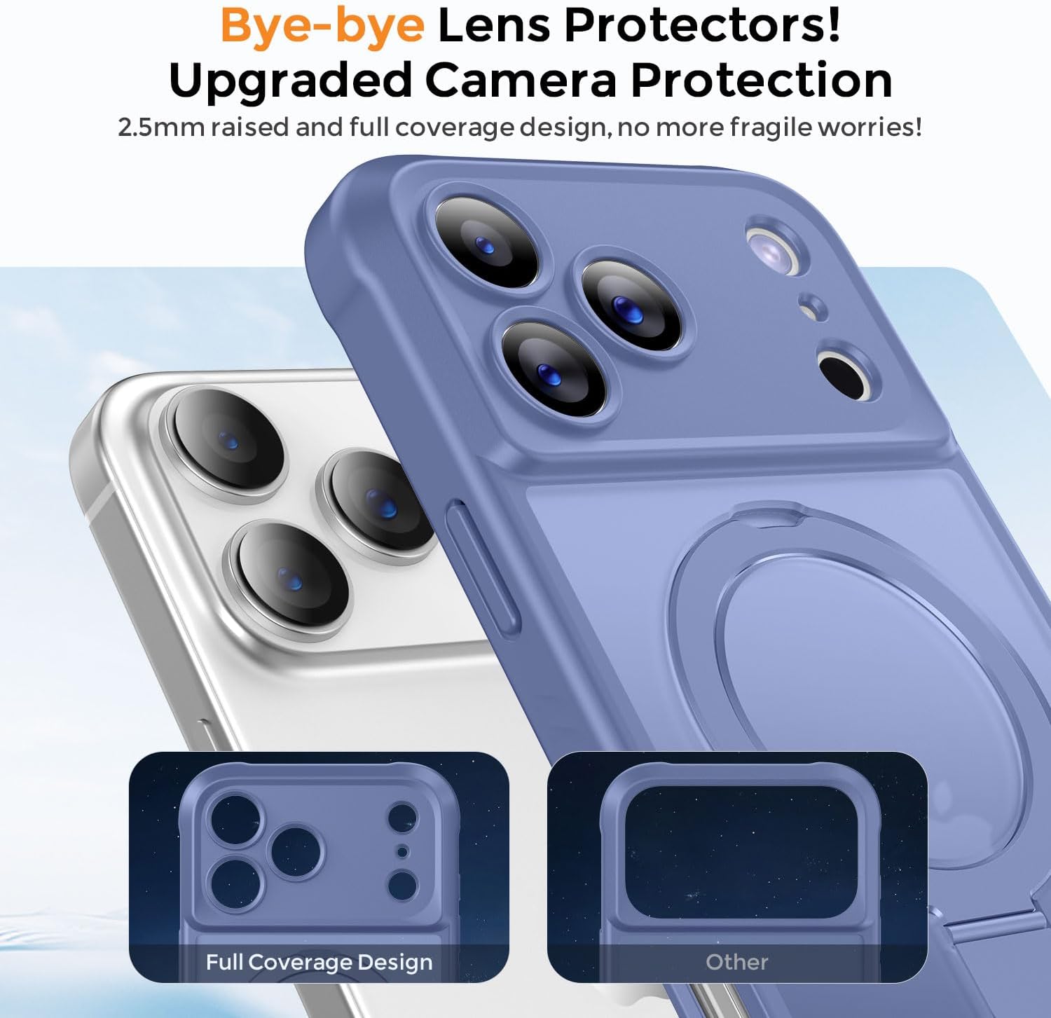 Thumbnail 2 de MOCCA Design for iPhone 17 Pro Max Case with MagSafe and Invisible Magnetic Ring Stand