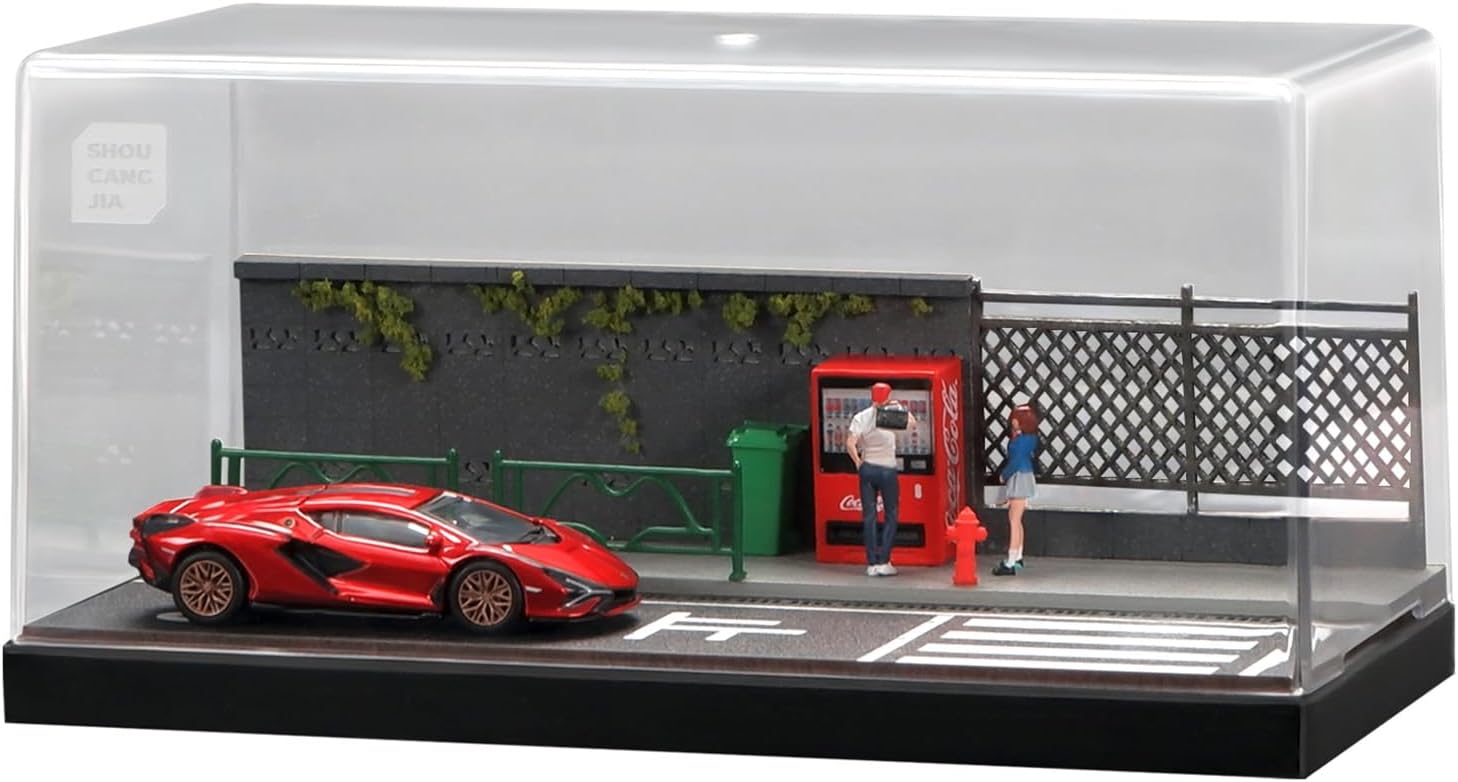 Detalle de Kivcmds 1:64 die-cast car display case