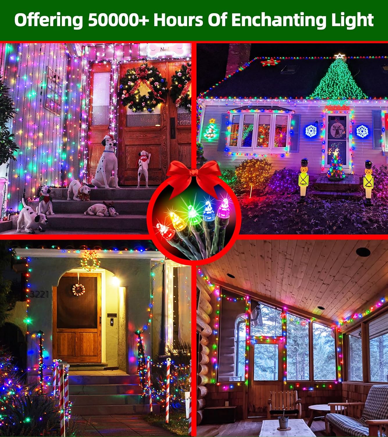 Thumbnail 5 de BPAZVUH UNI-750L Christmas String Lights, 239 ft, 750 Multicolour LEDs