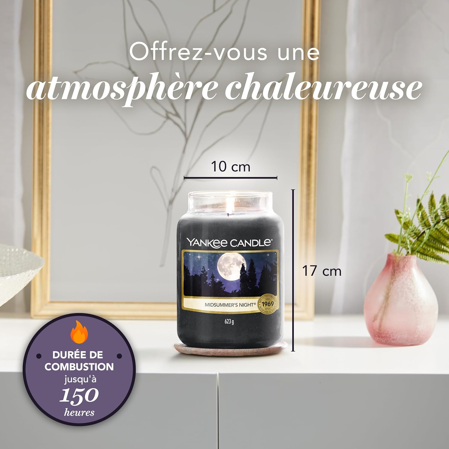 Thumbnail 5 de Yankee Candle bougie parfumée Nuite d'été - format jarre 623 g (150 h)