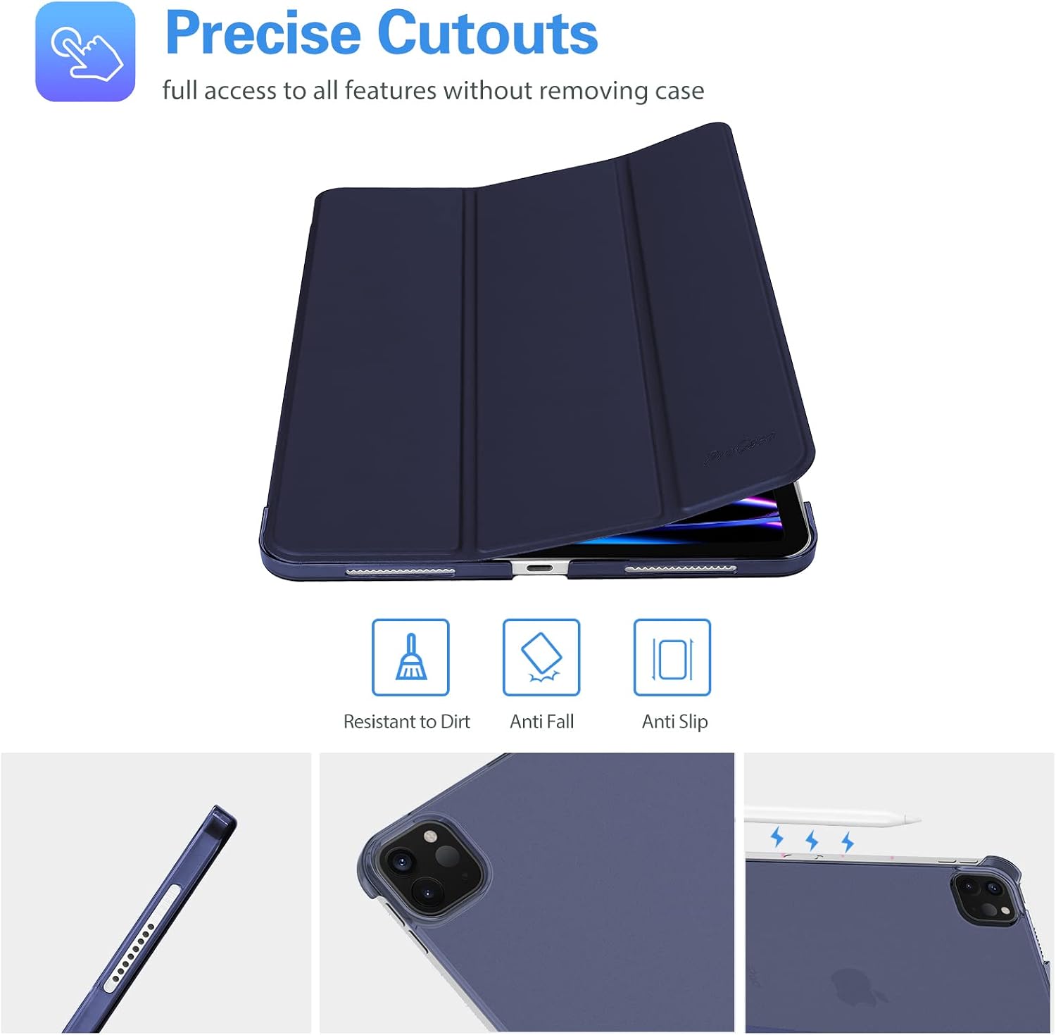 Thumbnail 4 de ProCase Smart Case for iPad Pro 11 Inch Slim Stand