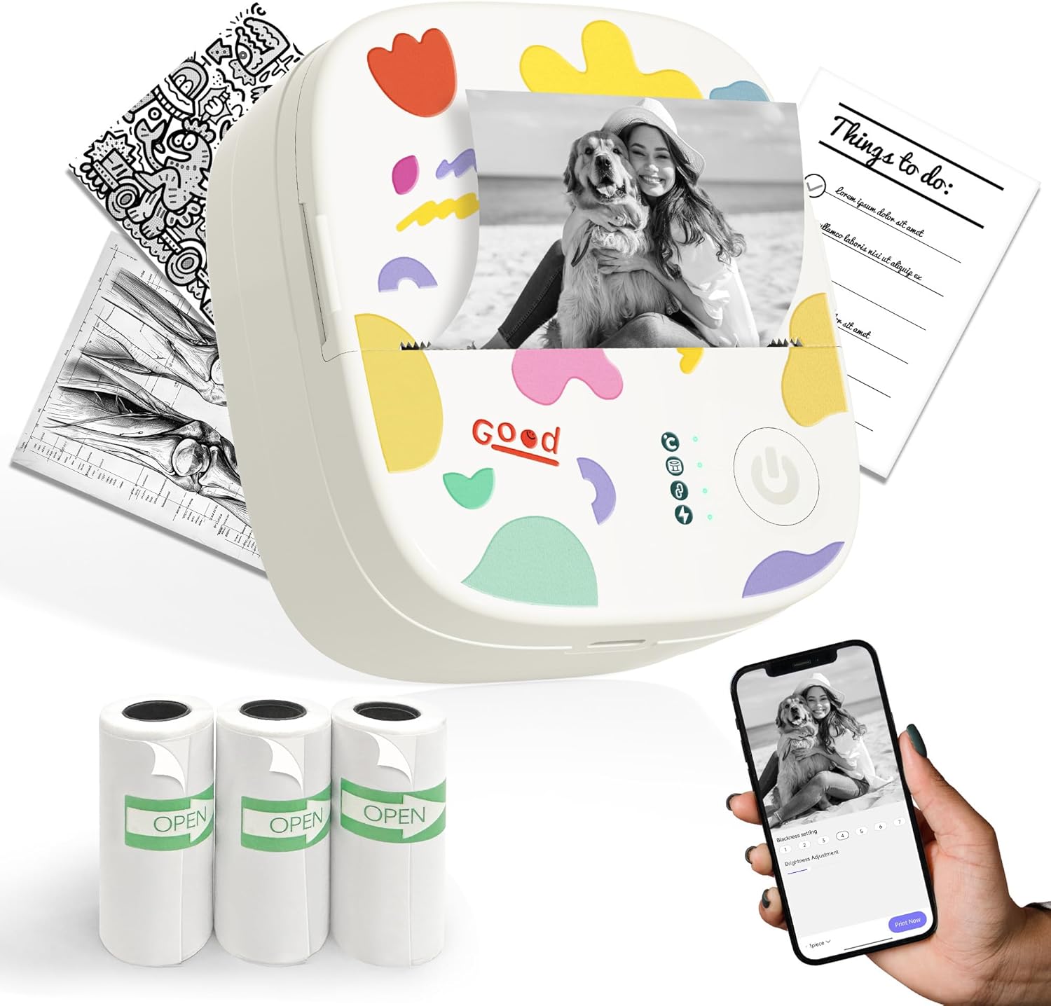 XenGro AHM2 mini sticker printer for labels