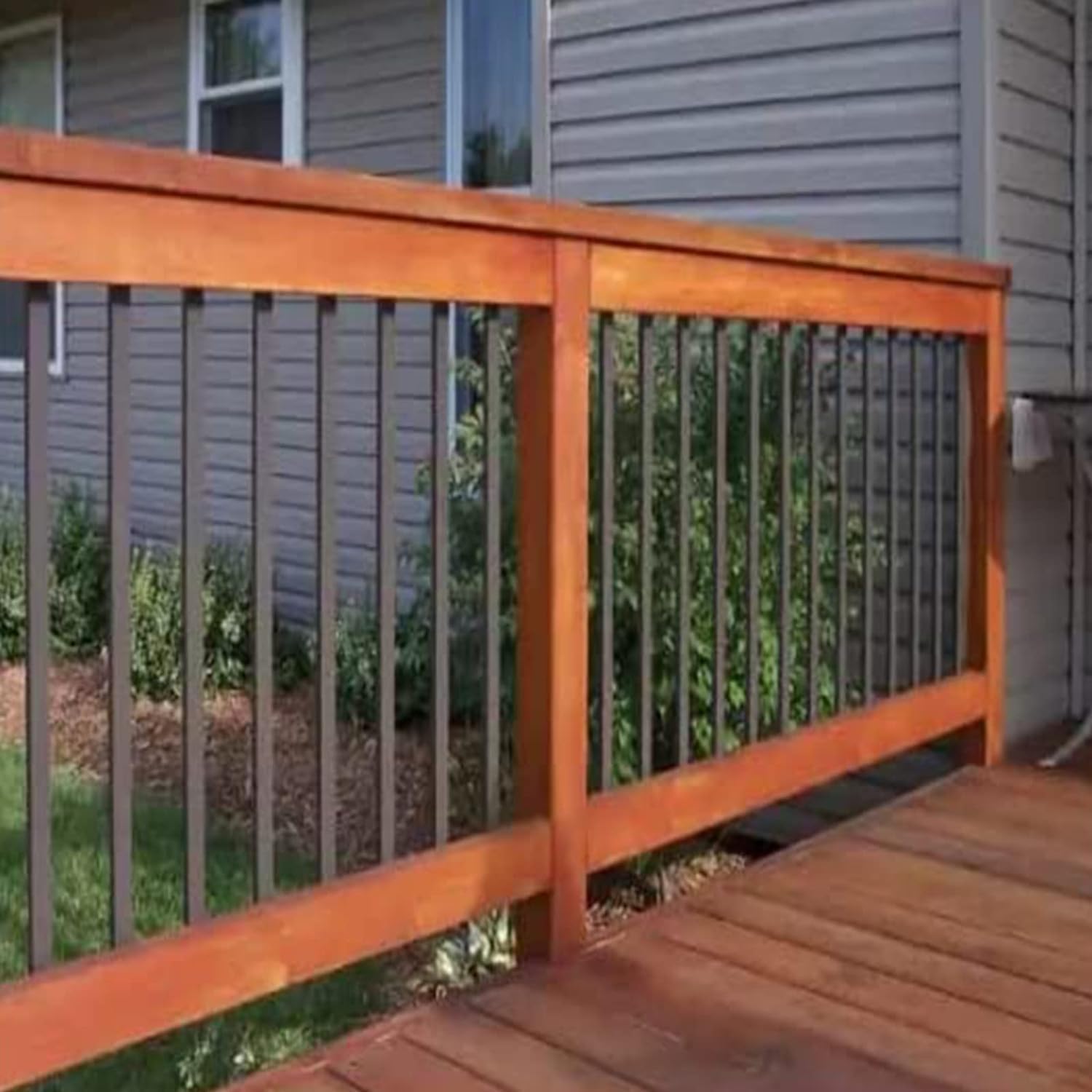 Thumbnail 6 de HZIU 50-Pack 29.5-Inch Stainless Steel Deck Balusters with Black Finish