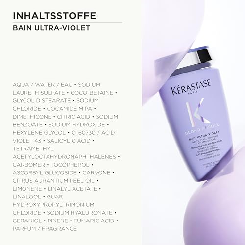 Detalle de Kérastase Blond Absolu Bain Ultra-Violet Shampoo gegen Gelbstich – 250 ml
