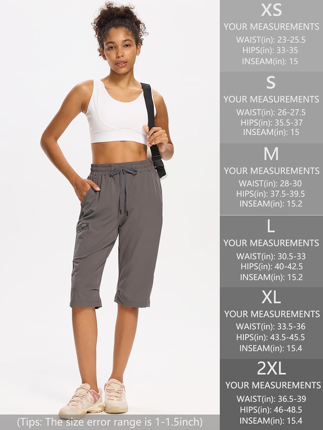 Thumbnail 6 de DEVOROPA Women's Hiking Bermuda Shorts, Knee-Length, Quick-Dry with UPF 50+