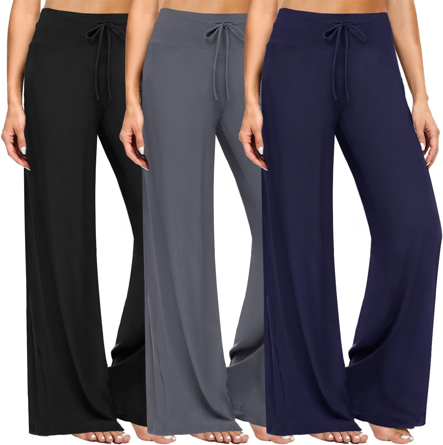 Thumbnail 5 de ZOOSIXX Soft Black Pajama Pants 22''
