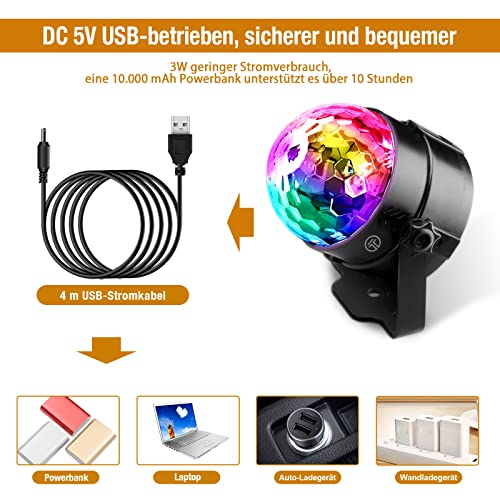 Thumbnail 6 de Boule Disco Gobikey Commande Vocale 360° – Facette Multicolore