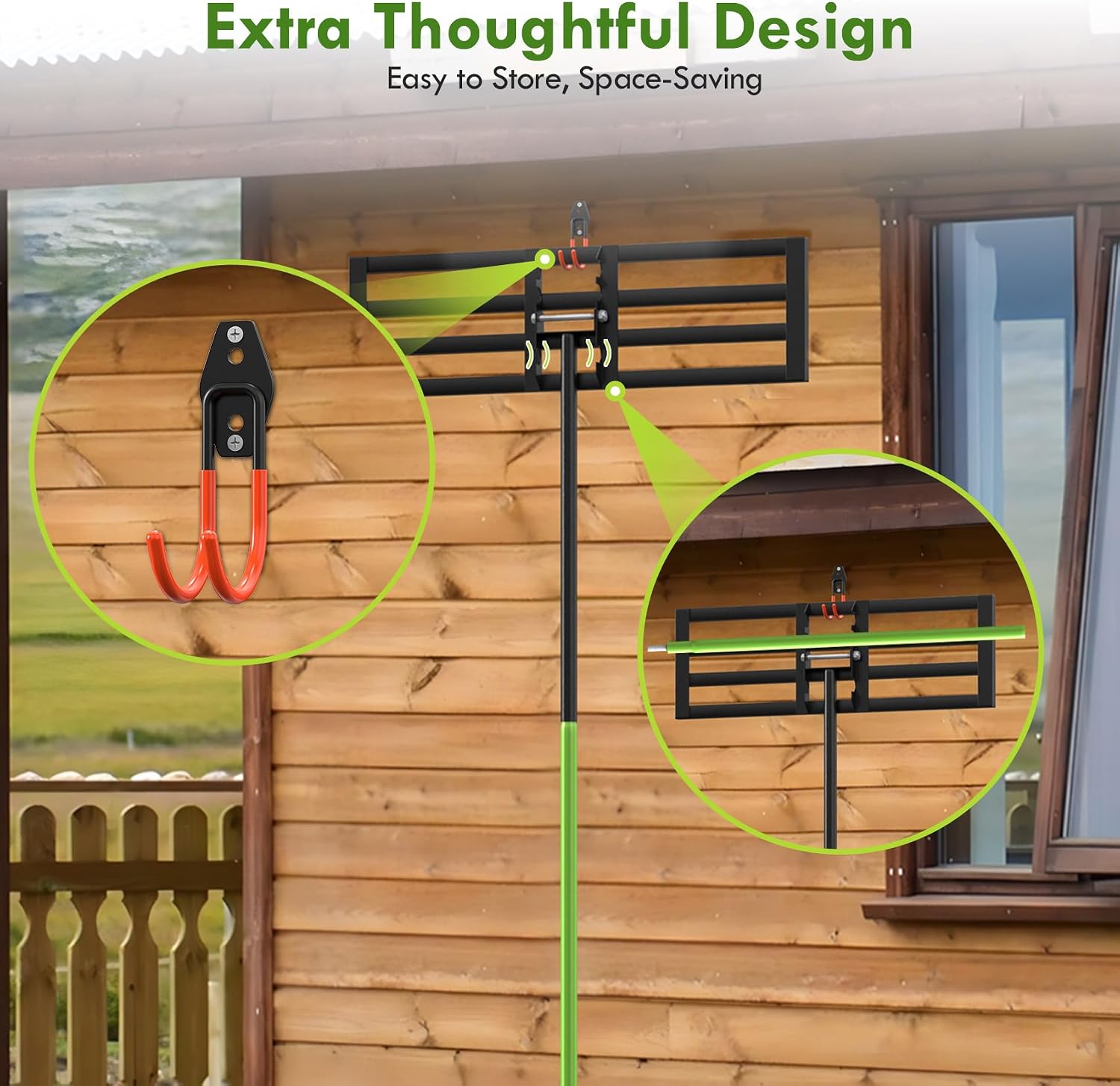 Detalle de Seeutek Lawn Leveling Rake 35" x 10