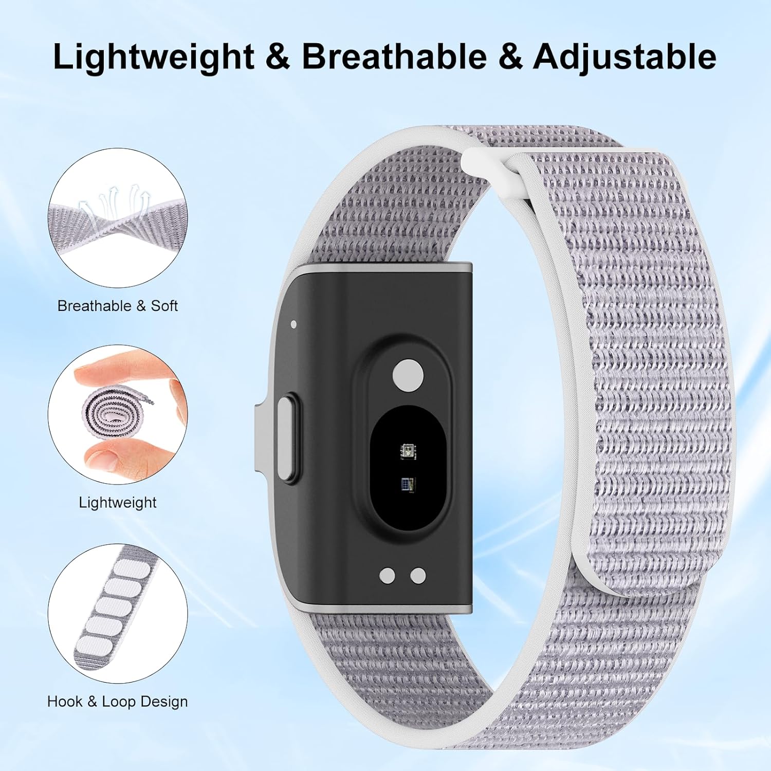 Thumbnail 1 de ZOOROO 3-Pack Nylon Loop Sport Replacement Bands for Hume Health Band