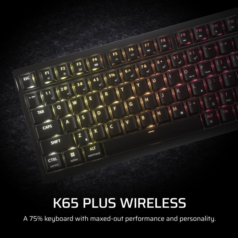 Thumbnail 1 de Corsair K65 PLUS Wireless Teclado Mecánico Gaming 75% 🖥