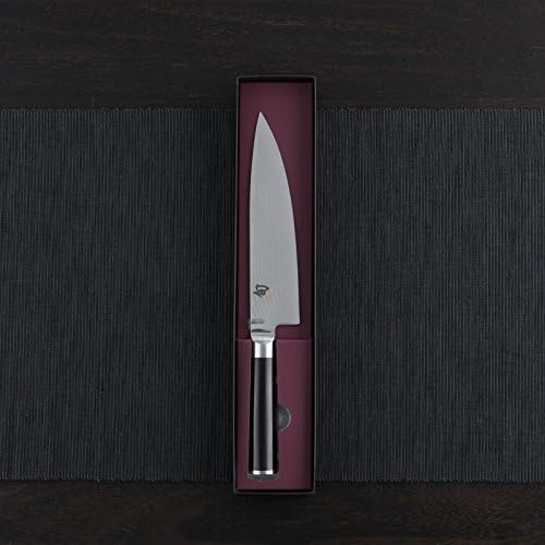 Detalle 2 de Shun DM0706 nóż szefa kuchni 20 cm, stal damasceńska, rękojeść Pakkawood