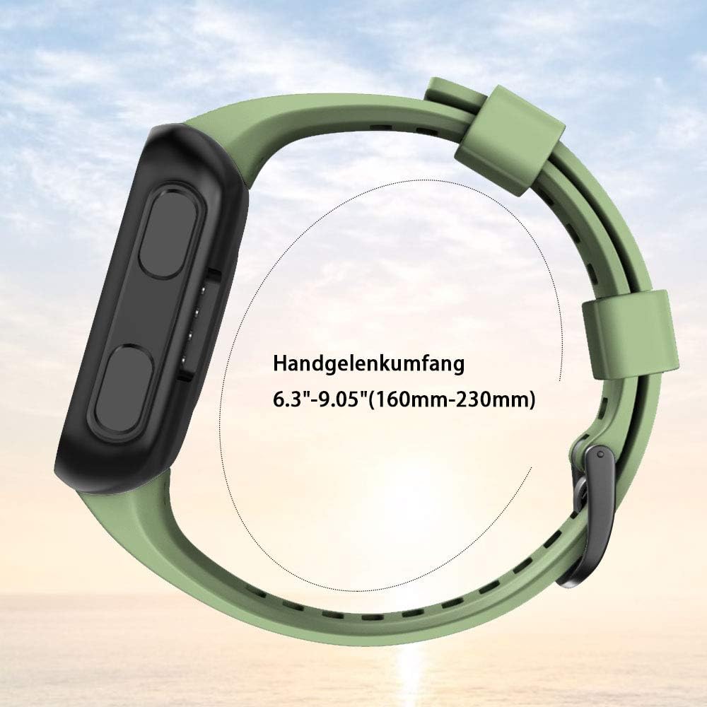 Detalle 2 de ANBEST cinturino in silicone compatibile con Forerunner 35 e Approach S10 (sostituzione per smartwatch sportivo)