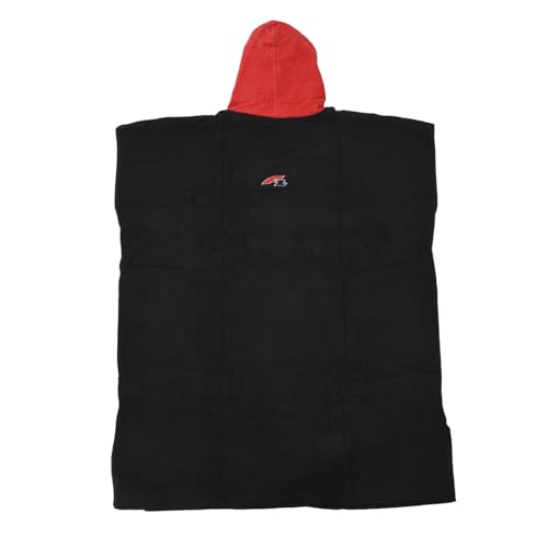 Thumbnail 2 de F2 Surf- und Badeponcho aus Frottee, L/XL, 100 % Baumwolle, Schwarz