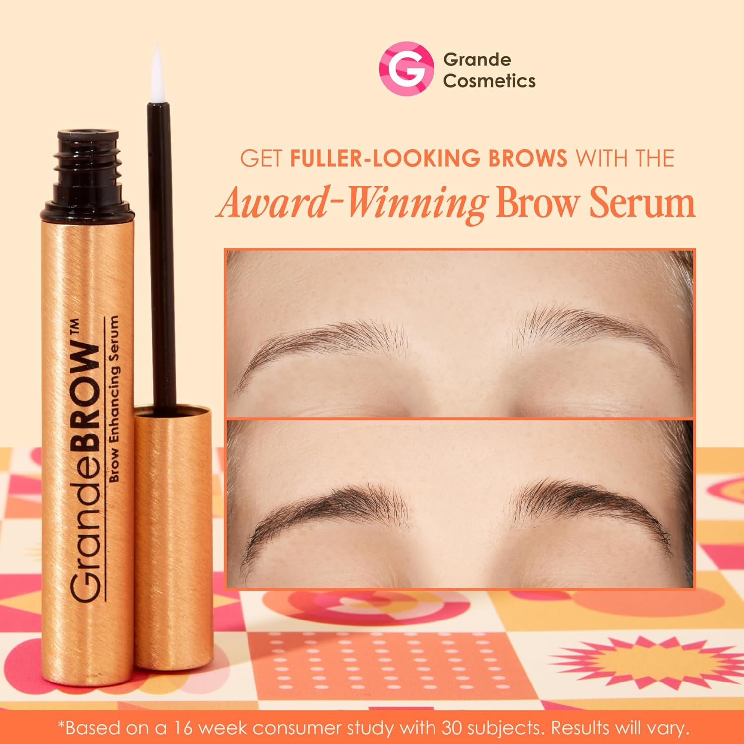 Thumbnail 1 de GrandeBROW Brow Enhancing Serum by Grande Cosmetics — 1.5mL, 8-Week Supply