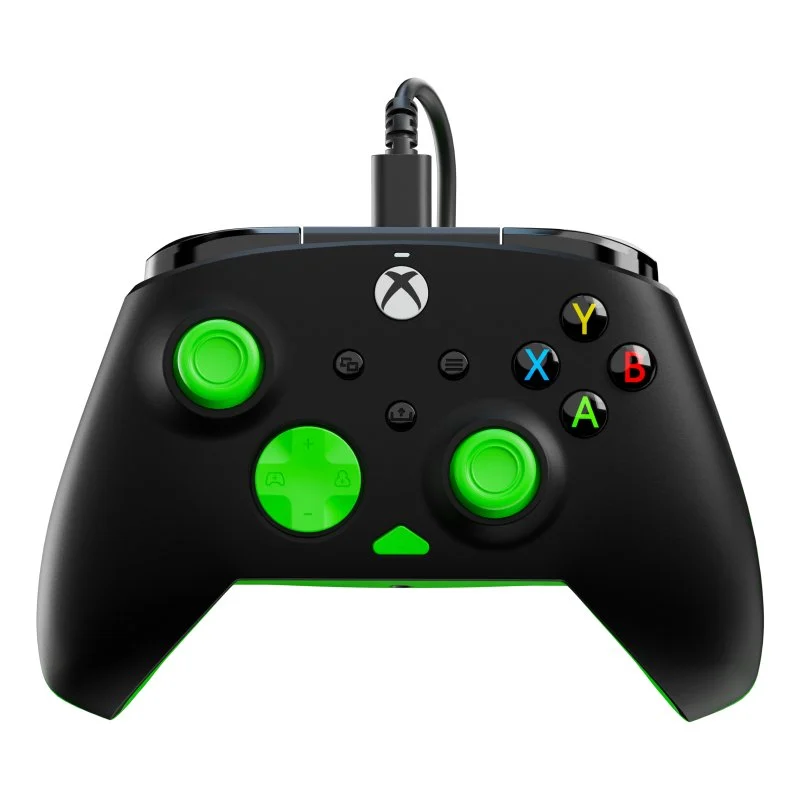 Imagen de Gamepad Turtle Beach Rematch Core USB-C: mando ergonómico para PC y Xbox (Negro/Verde) en OfertitasTOP