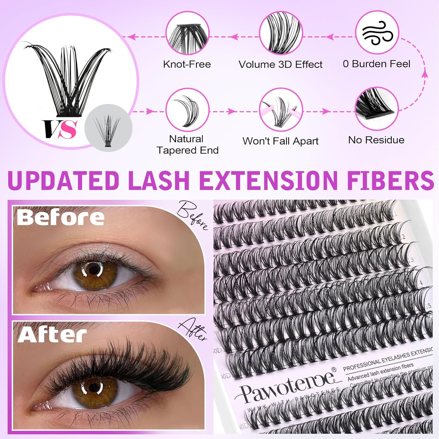 Thumbnail 3 de Pawotence Lash Extension Kit 280pcs 💄