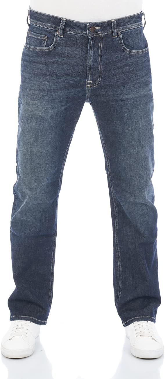 Thumbnail 5 de LTB Jeans Herren Stretch PaulX Straight Fit Jeans in Blau/Schwarz (Größen 28–40)