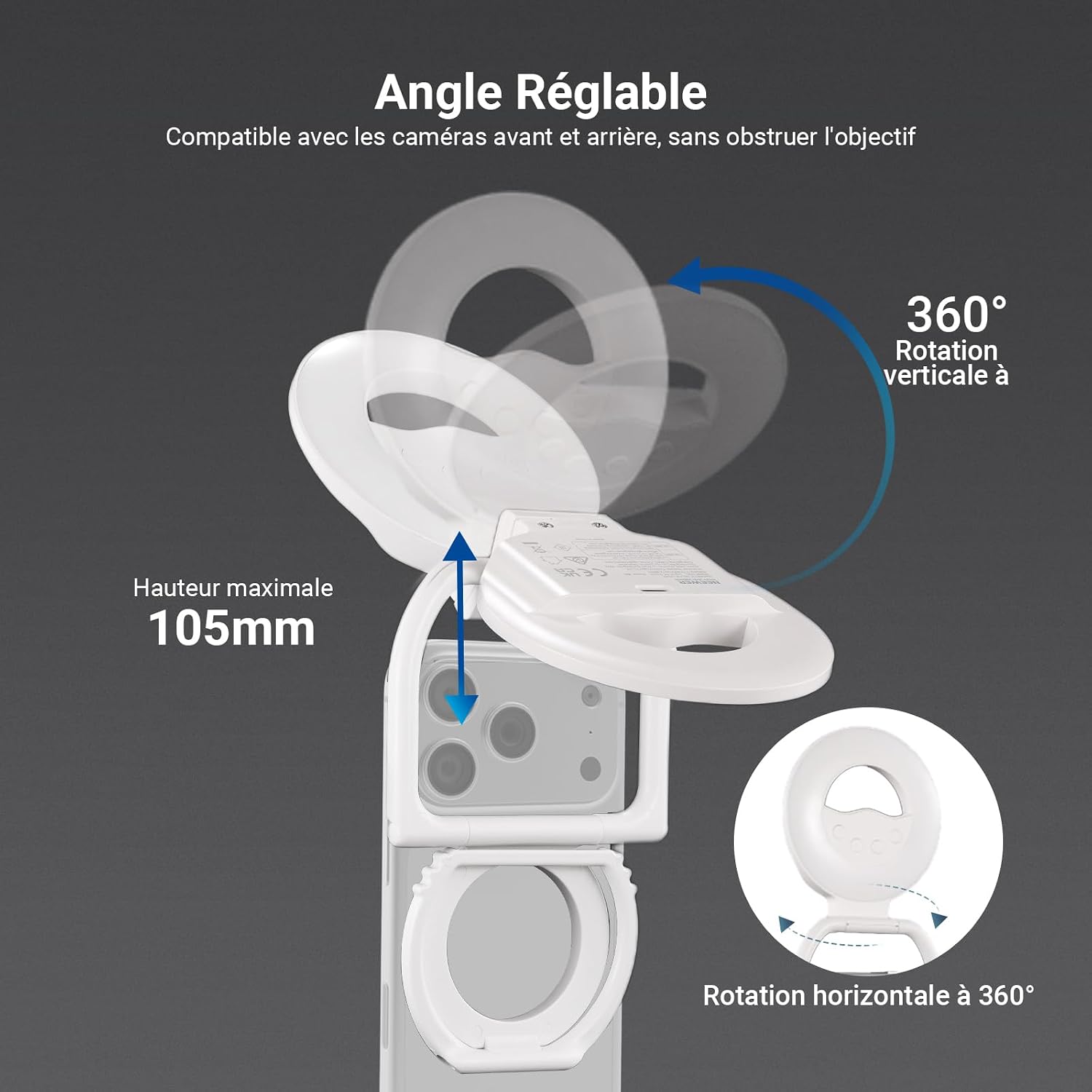 Thumbnail 3 de NEEWER Entry Level Version N35 Ring Light – Anneau Magnétique Selfie pour MagSafe et smartphones