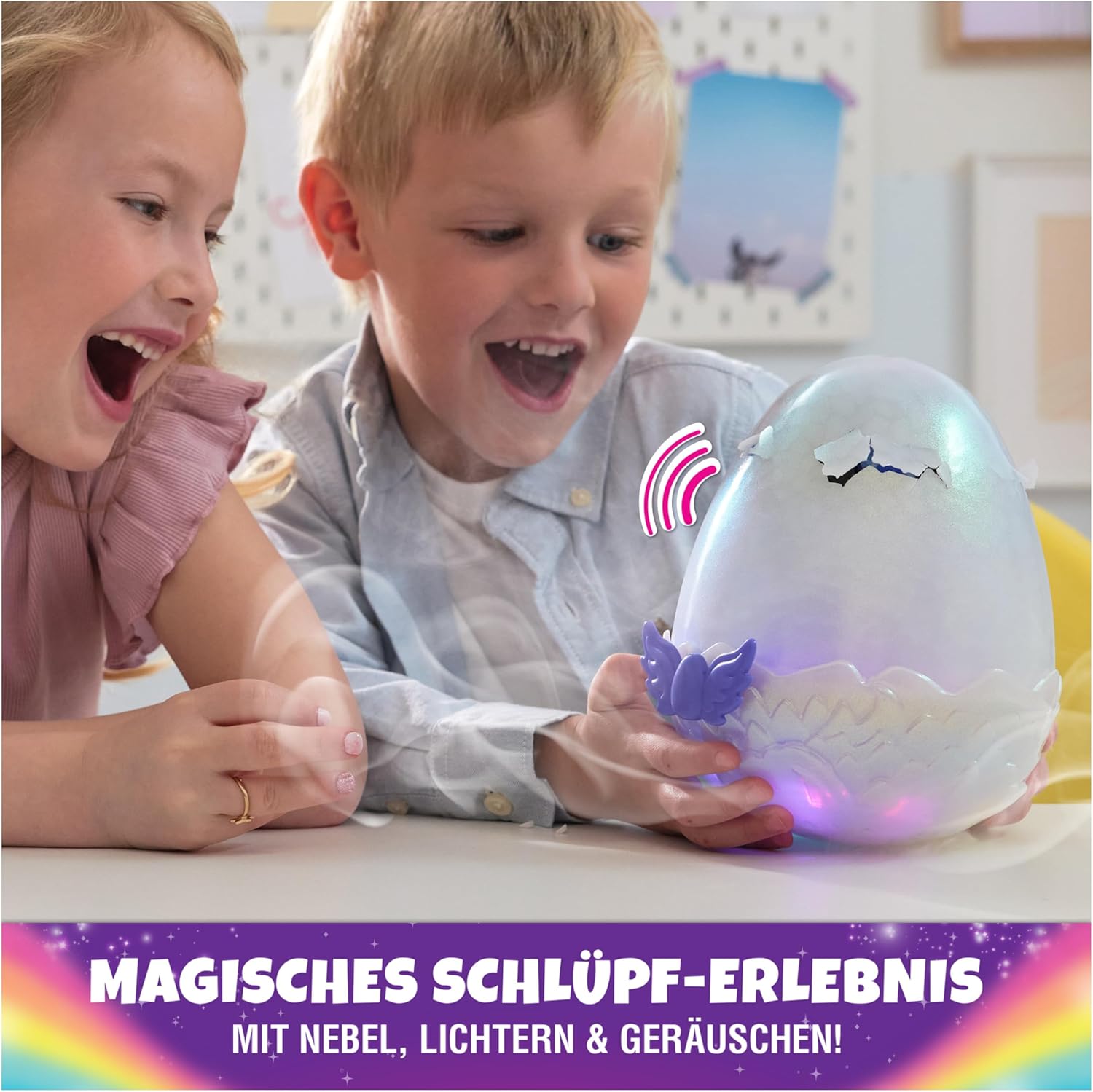 Thumbnail 2 de Hatchimals Alive Mystery Ei Draggle – magisches selbstschlüpfendes Ei ca. 25 cm, interaktives Überraschungs-Plüschtier ab 5 Jahren
