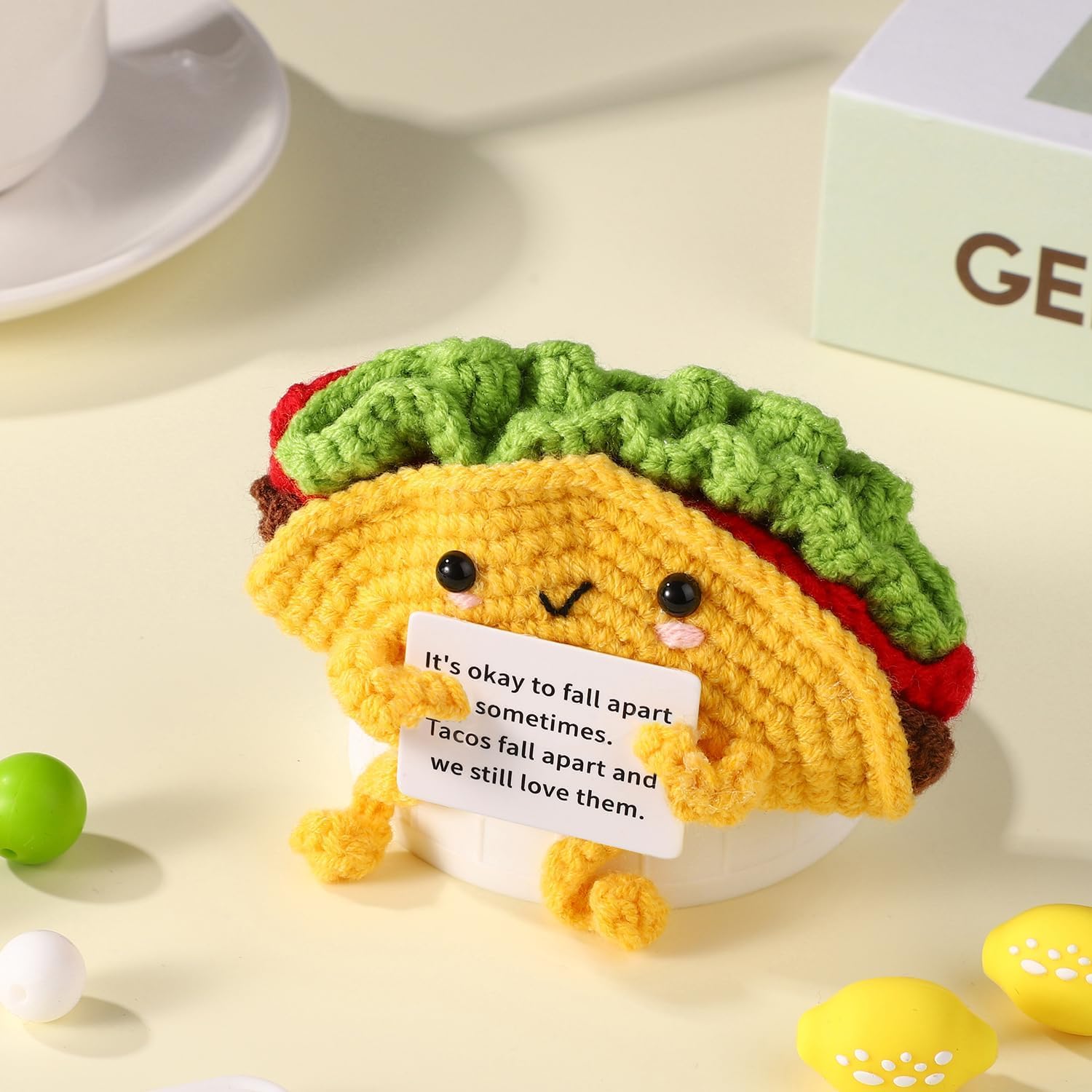 Thumbnail 5 de ALUNME Positive Crochet Basketball Christmas Stocking Stuffers (Emotional Inspirational Gift)