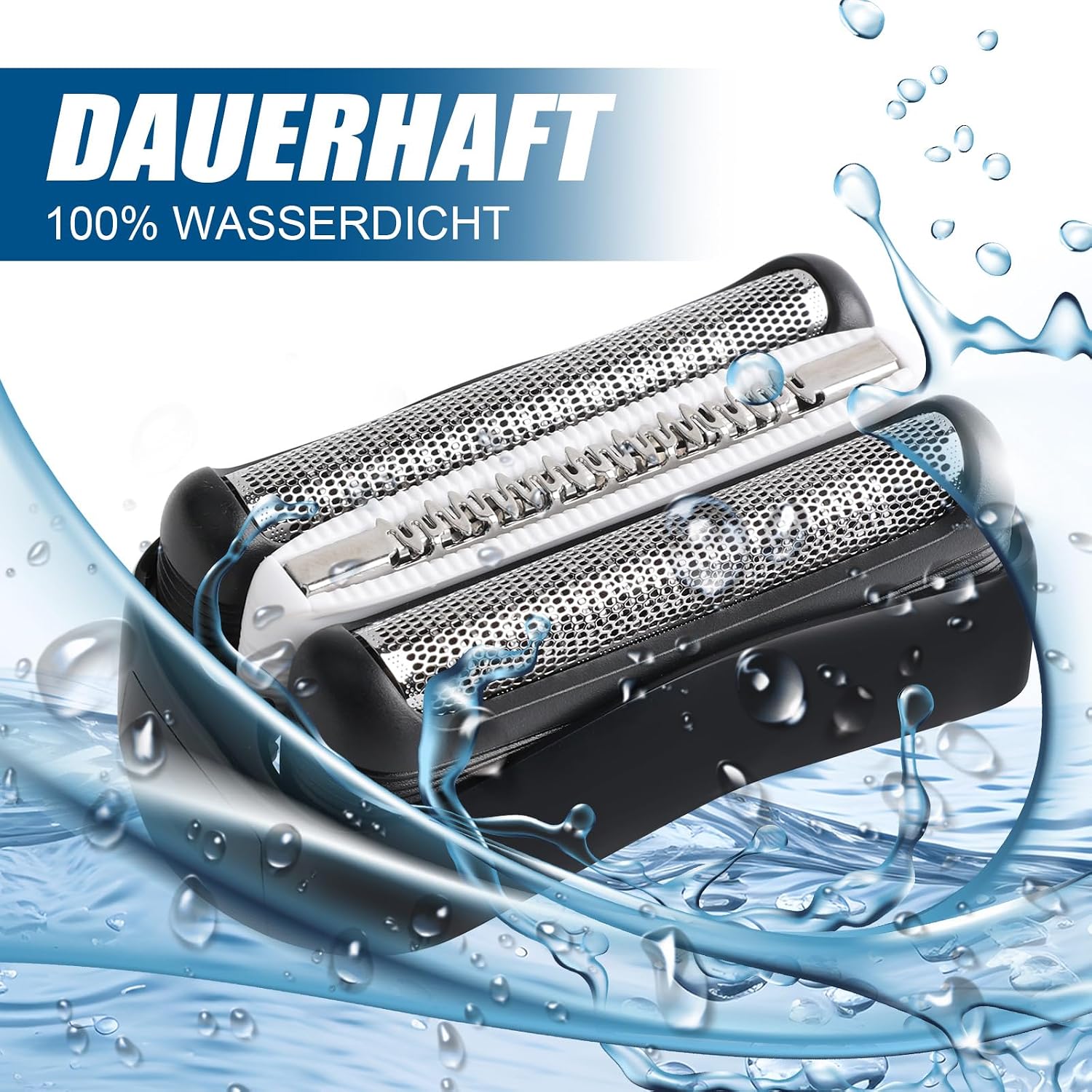 Detalle de 32B Ersatzkopf für Braun Series 3 Rasierer – kompatibel mit 310s, 3010s, 3040s, 3050cc, 3090cc