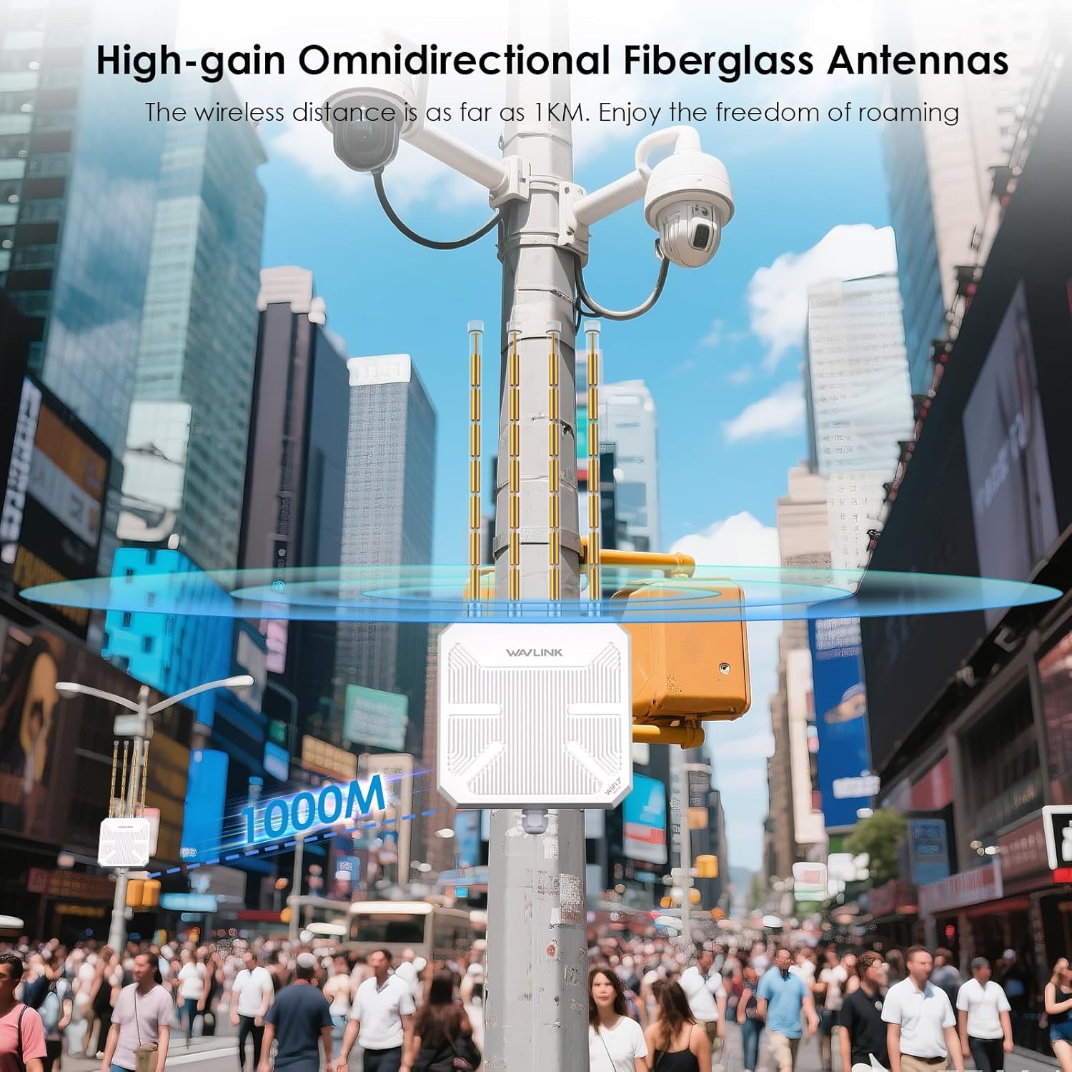 Thumbnail 6 de WAVLINK BE5100 Outdoor WiFi 7 Extender: Long-Range Dual-Band, POE Powered, IP67