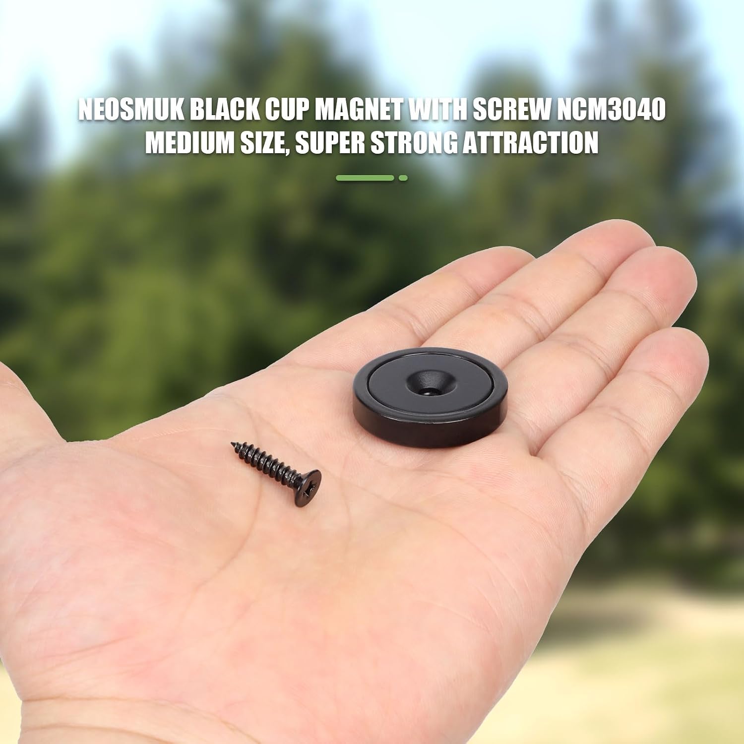 Detalle de Neosmuk Neodym-Magnet 40 kg Schwarz