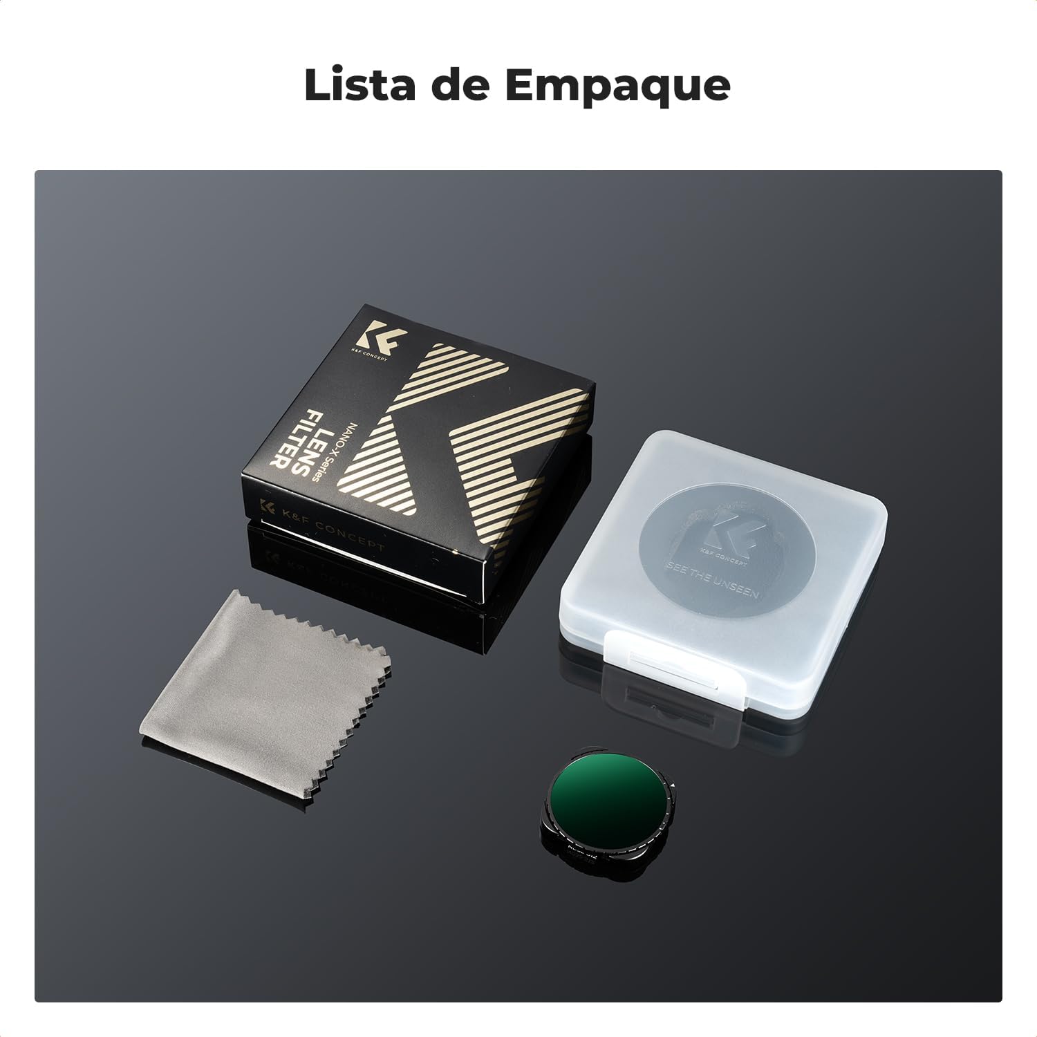 Thumbnail 6 de K&F Concept Variable ND32-512 para GoPro Hero 13/12/11/10/9