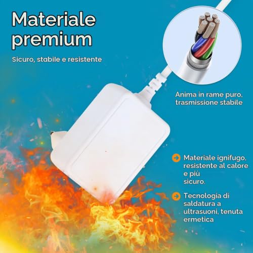 Detalle de Ubrvhrt alimentatore per pedali chitarra 9V DC