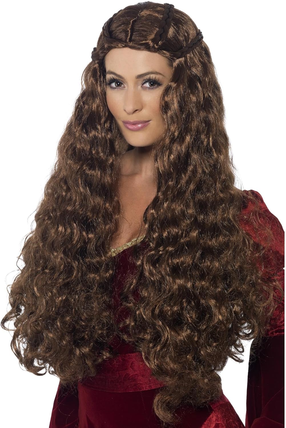 Smiffys Perruque de Princesse Médiévale Extra Longue 👑